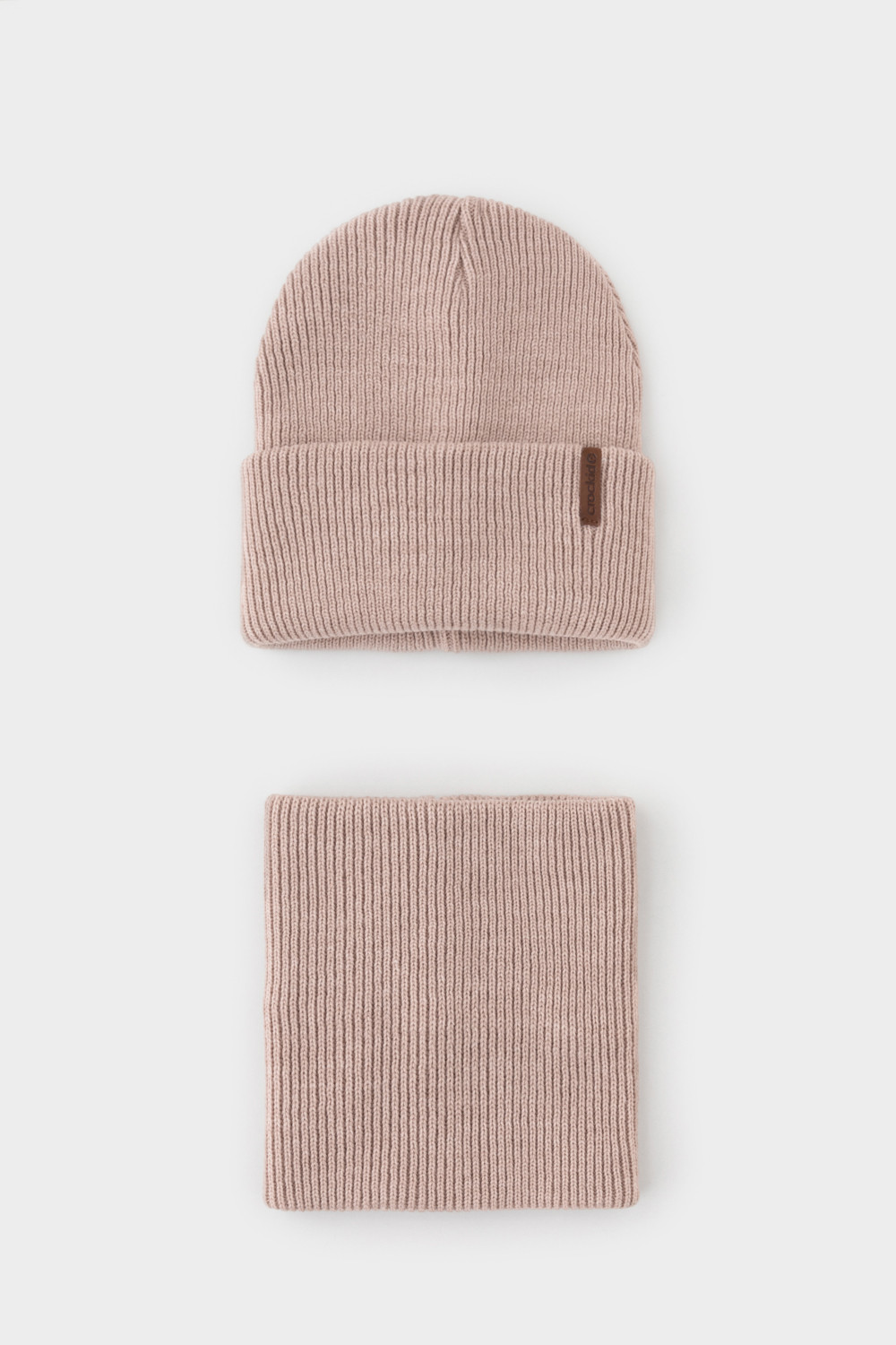 Комплект вязаный для девочки, артикул: КВ 22016/ш, цвет: бежевый, фото 7