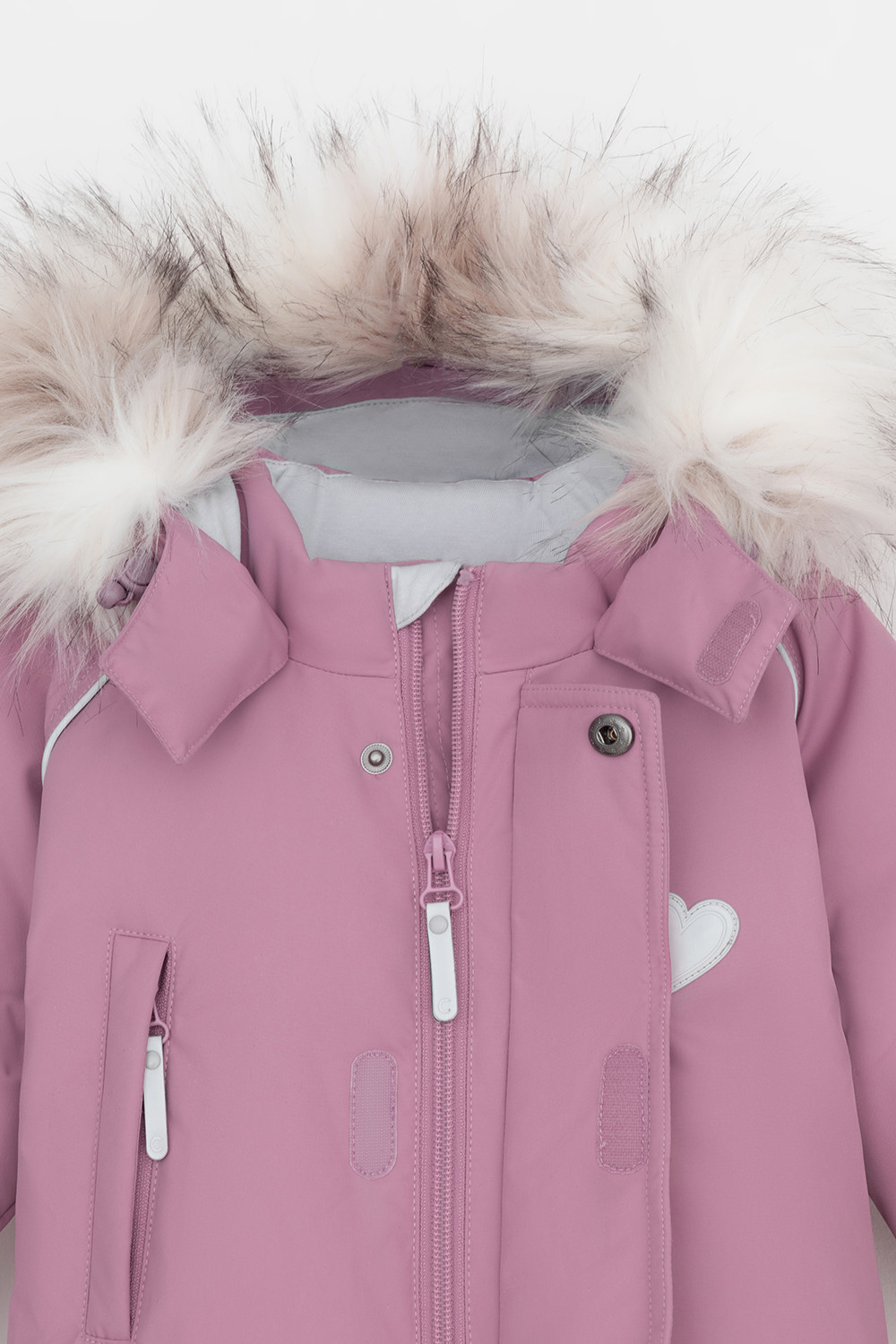 Комбинезоны утепленные для девочки, артикул: ВК 60106/3 УЗГ, цвет: фиолетовый, фото 7