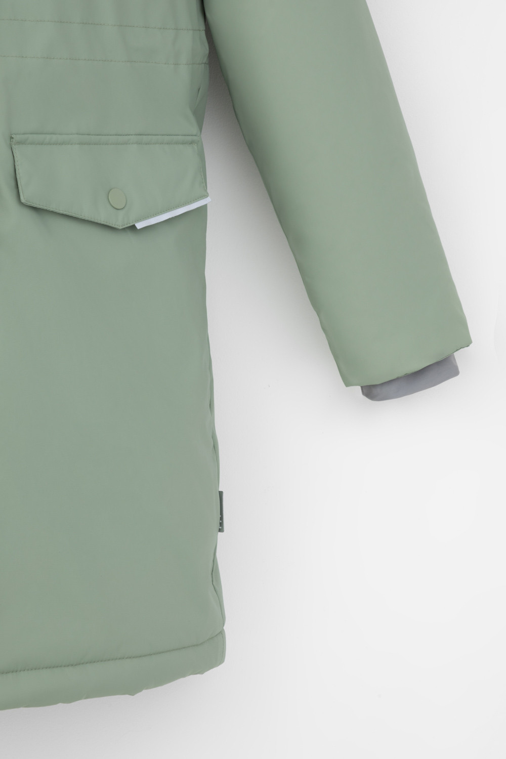 Пальто для девочки, артикул: ВК 38107/7 ГР, цвет: зеленый, фото 7