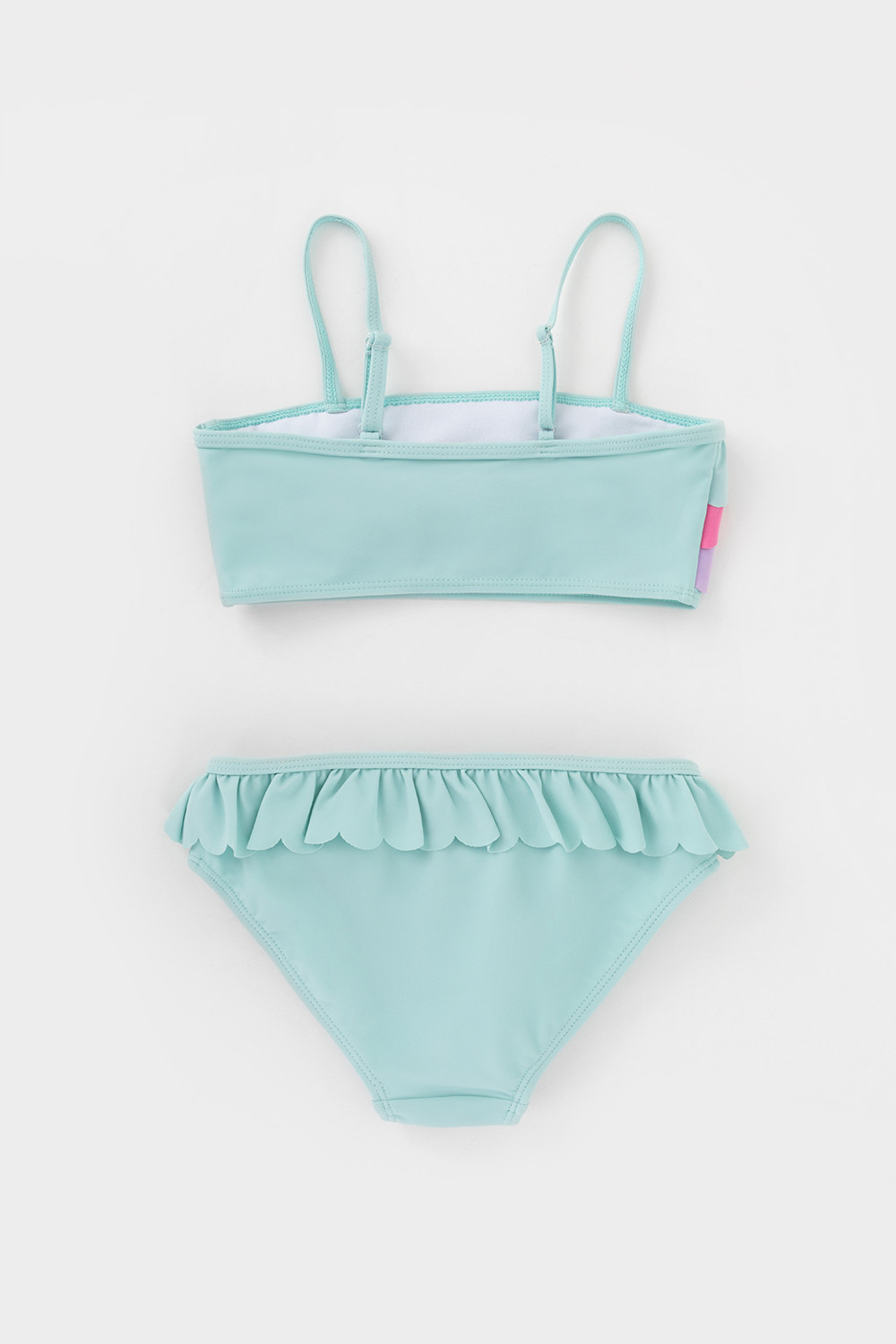 Купальник для девочки, артикул: ТК 17009/6 ФВ, цвет: бирюзовый, фото 7