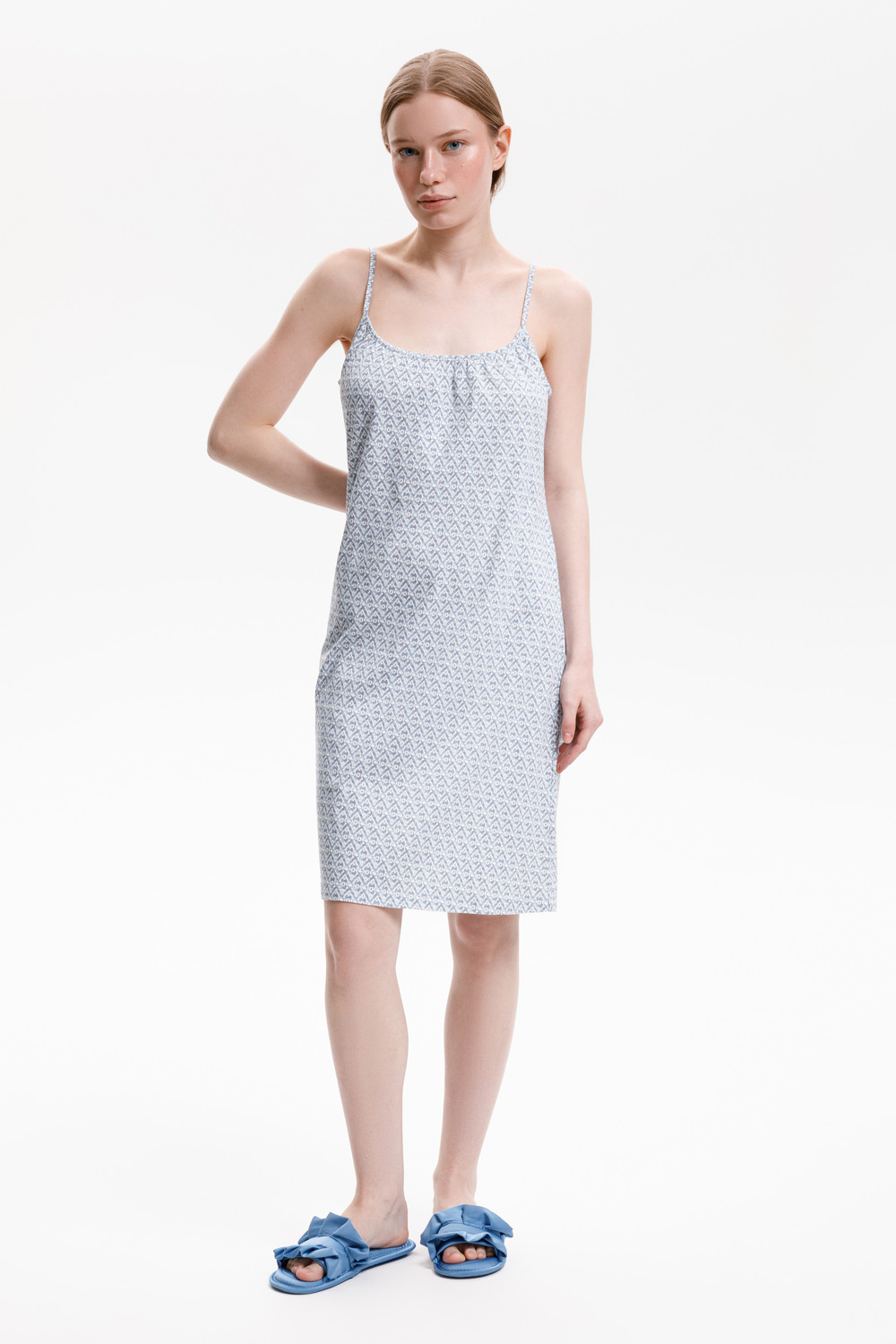 Сорочки ночные женские для мам, артикул: Е 10053, цвет: сахар, фото 7