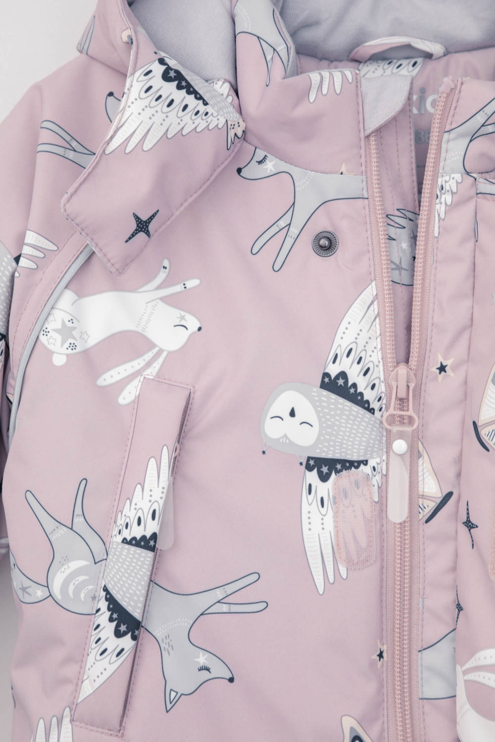 Комбинезоны утепленные для девочки, артикул: ВК 60032/н/30 Ал, цвет: розовый, фото 7