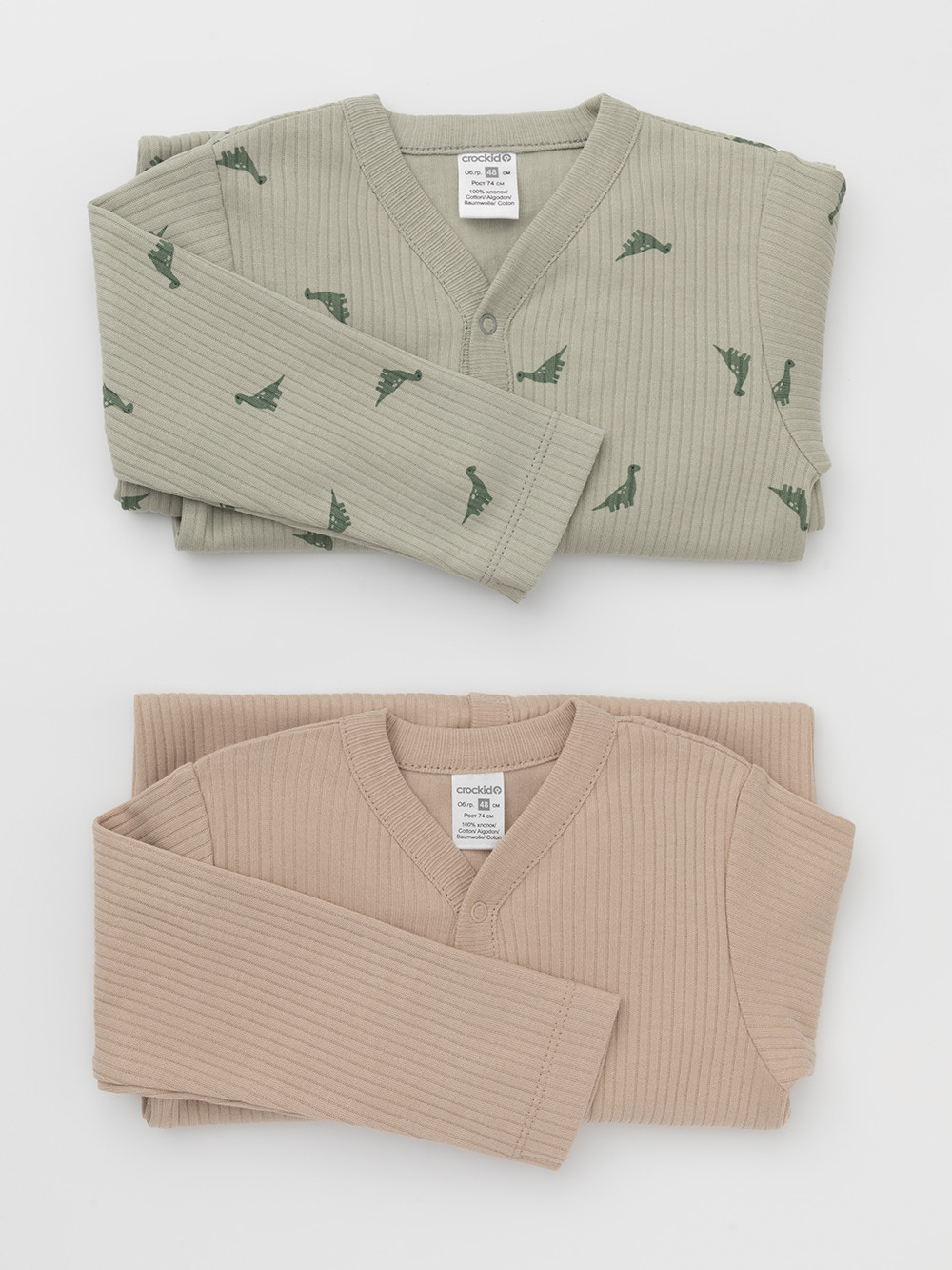 Комбинезон для новорожденных, артикул: К 6523-2уп, цвет: хаки, фото 7