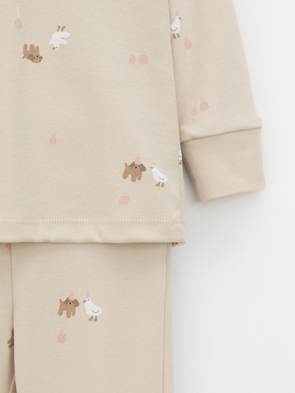 Пижама для девочки, артикул: К 1552, цвет: бежевый, фото 7