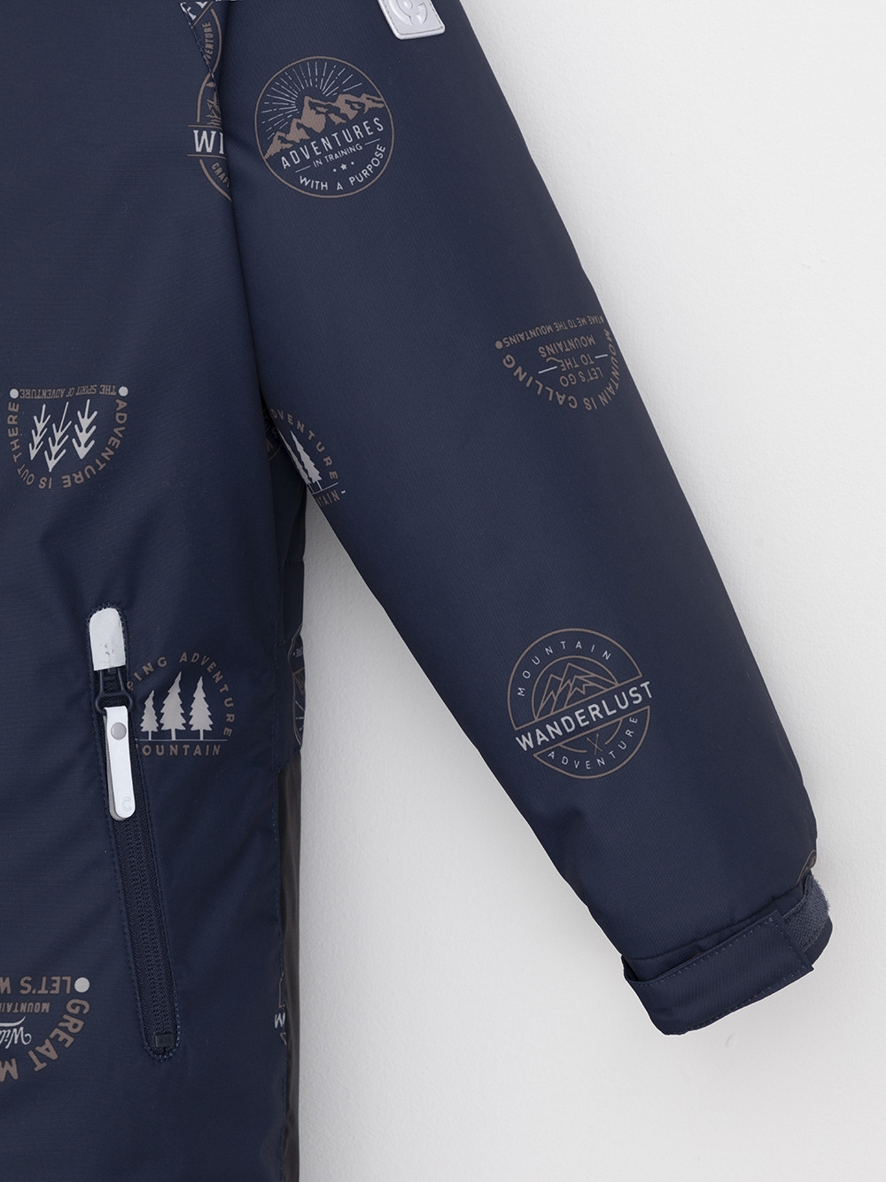 Комбинезоны утепленные для мальчика, артикул: ВК 60127/н/6 УЗГ, цвет: темно-синий, фото 7