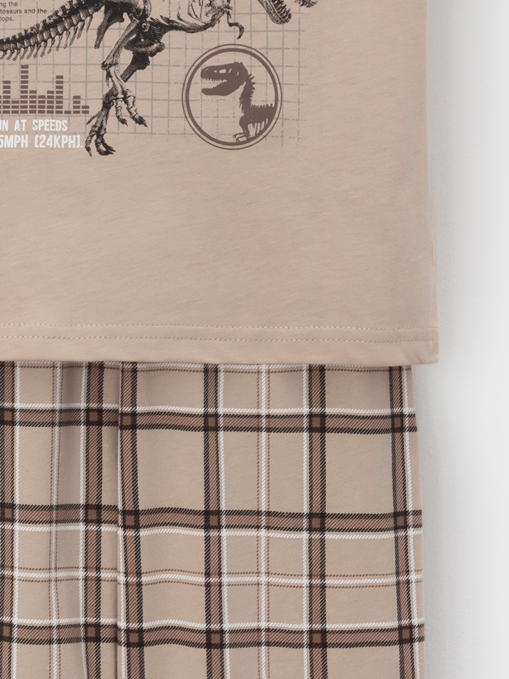 Пижама для мальчика, артикул: К 1599, цвет: бежевый, фото 7