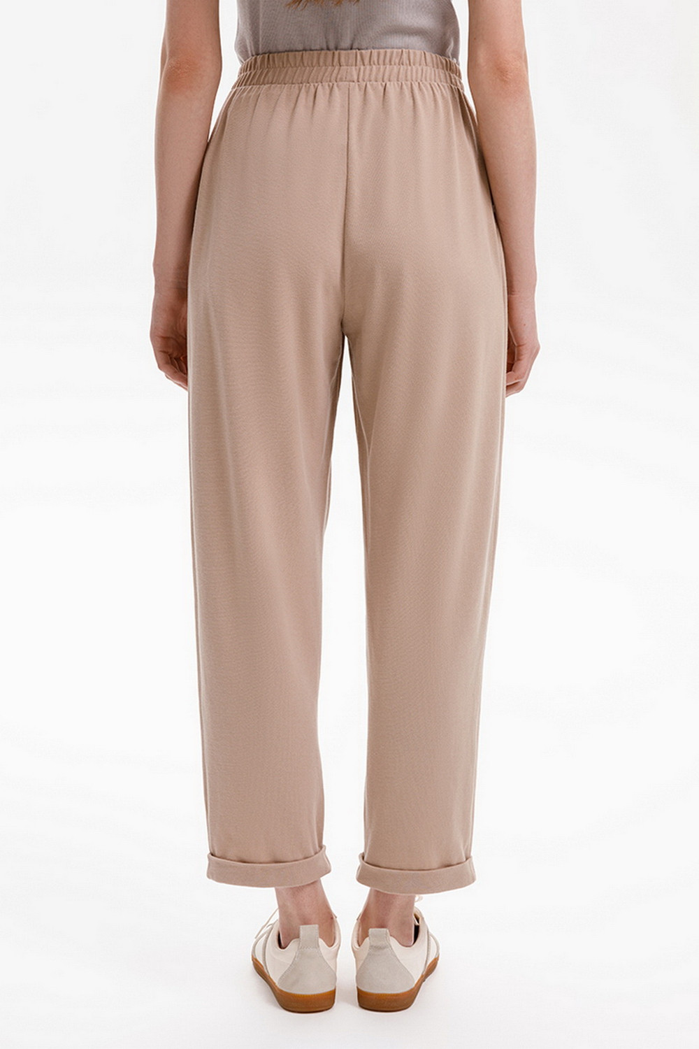 Брюки женские для мам, артикул: ЕВТ 4132, цвет: бежевый, фото 7