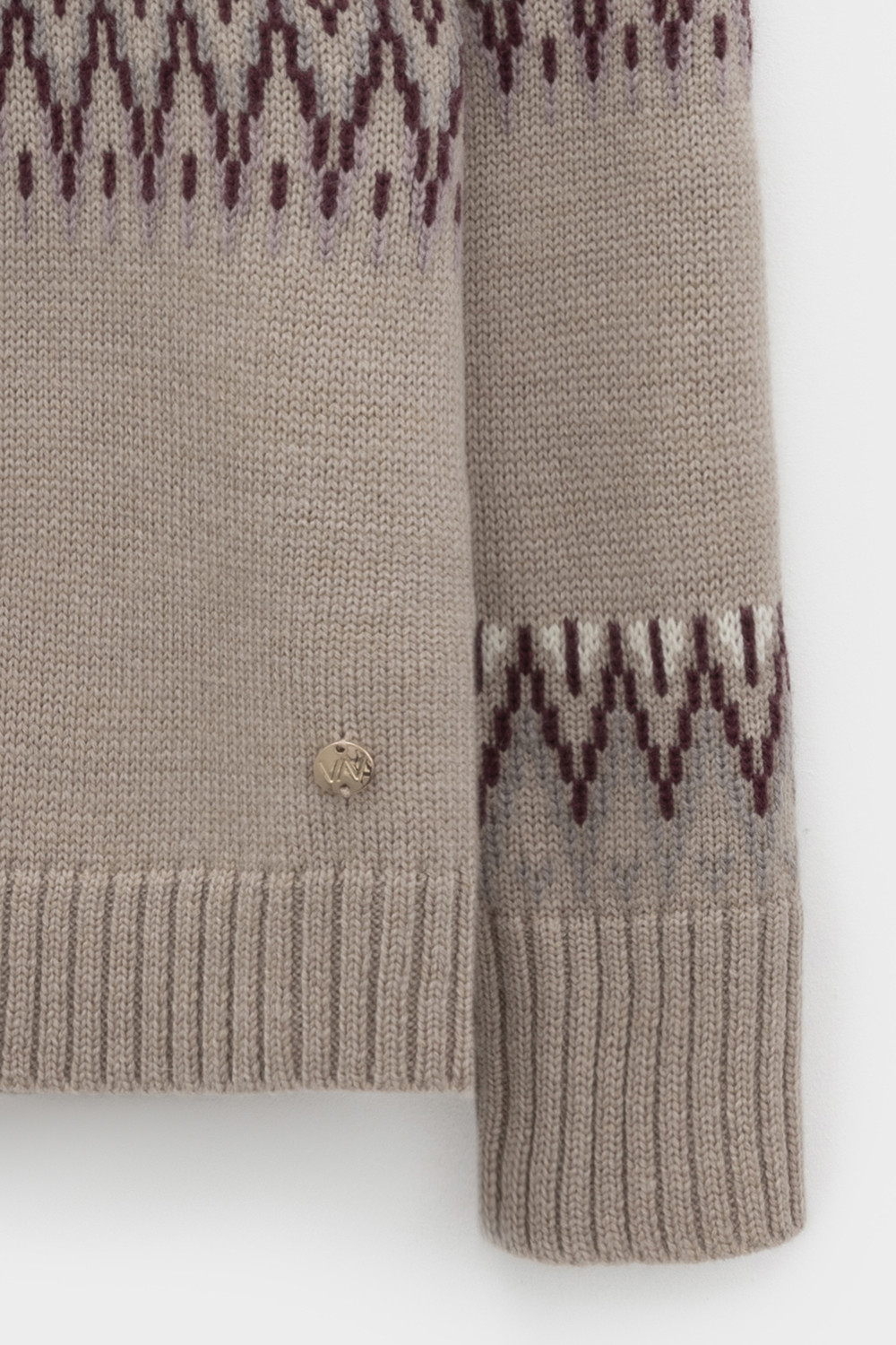 Джемперы женские для мам, артикул: ЕВ 30278/ш, цвет: бежевый, фото 7