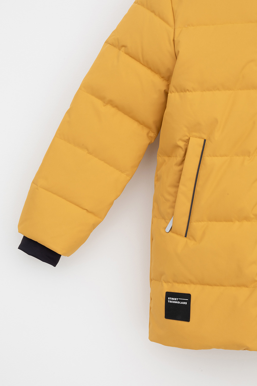 Пальто, плащи для мальчика, артикул: ВК 34070/4 УЗГ ( 98-122), цвет: желтый, фото 7