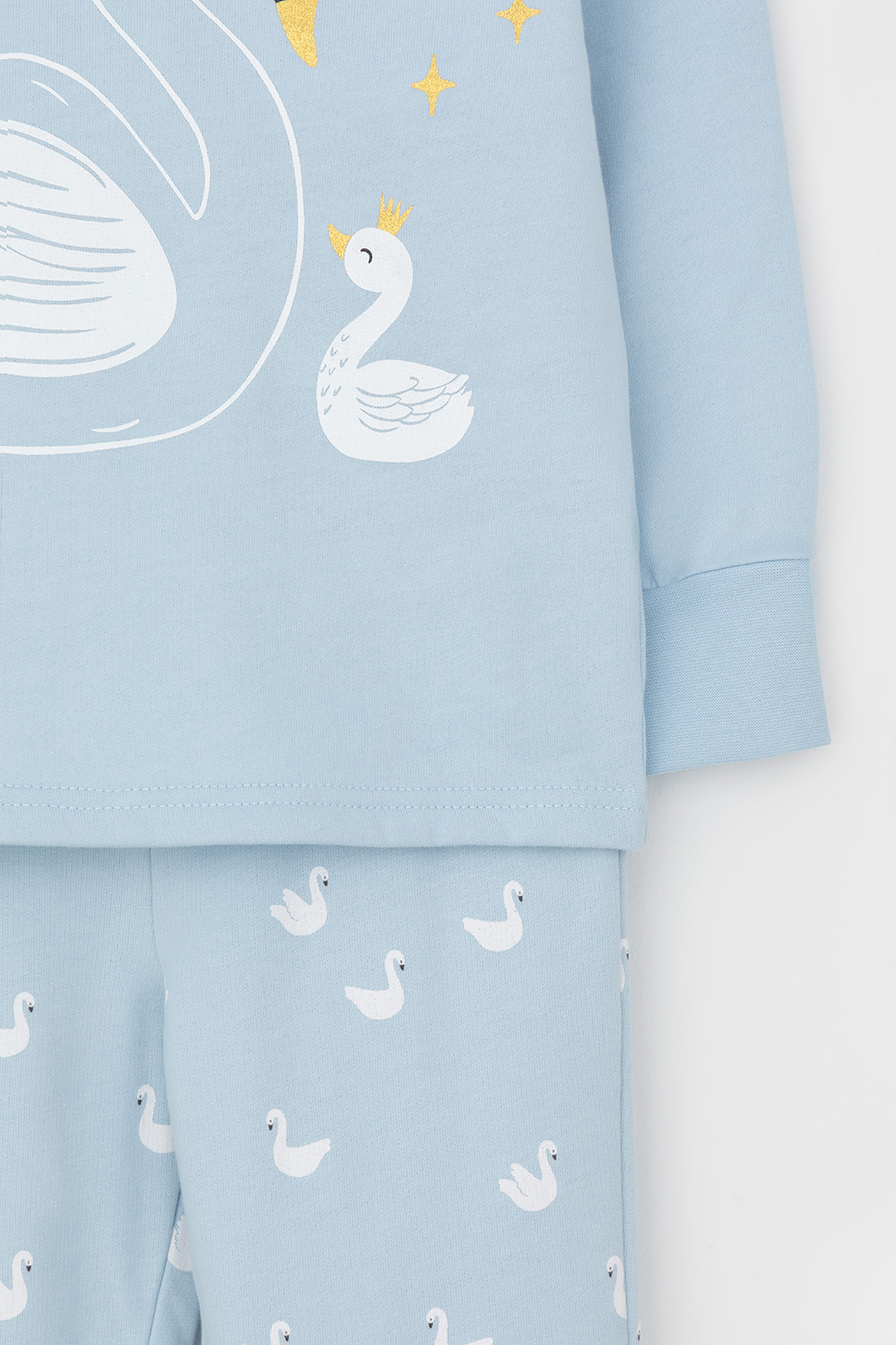 Пижама для девочки, артикул: К 1567, цвет: голубой, фото 7