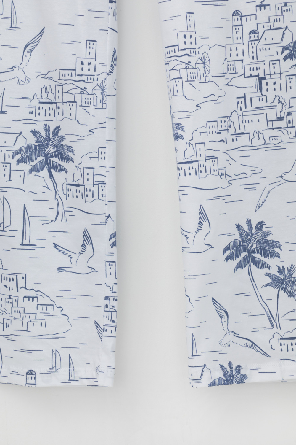 Брюки для дома для мам, артикул: Е 40043, цвет: белый, фото 7