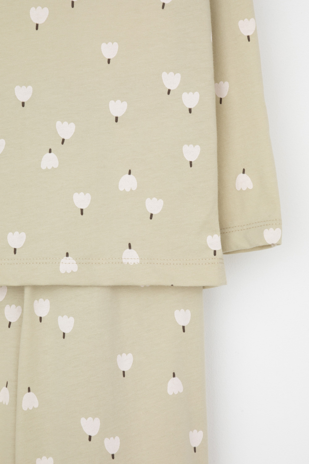 Пижама для девочки, артикул: К 1561, цвет: зеленый, фото 7