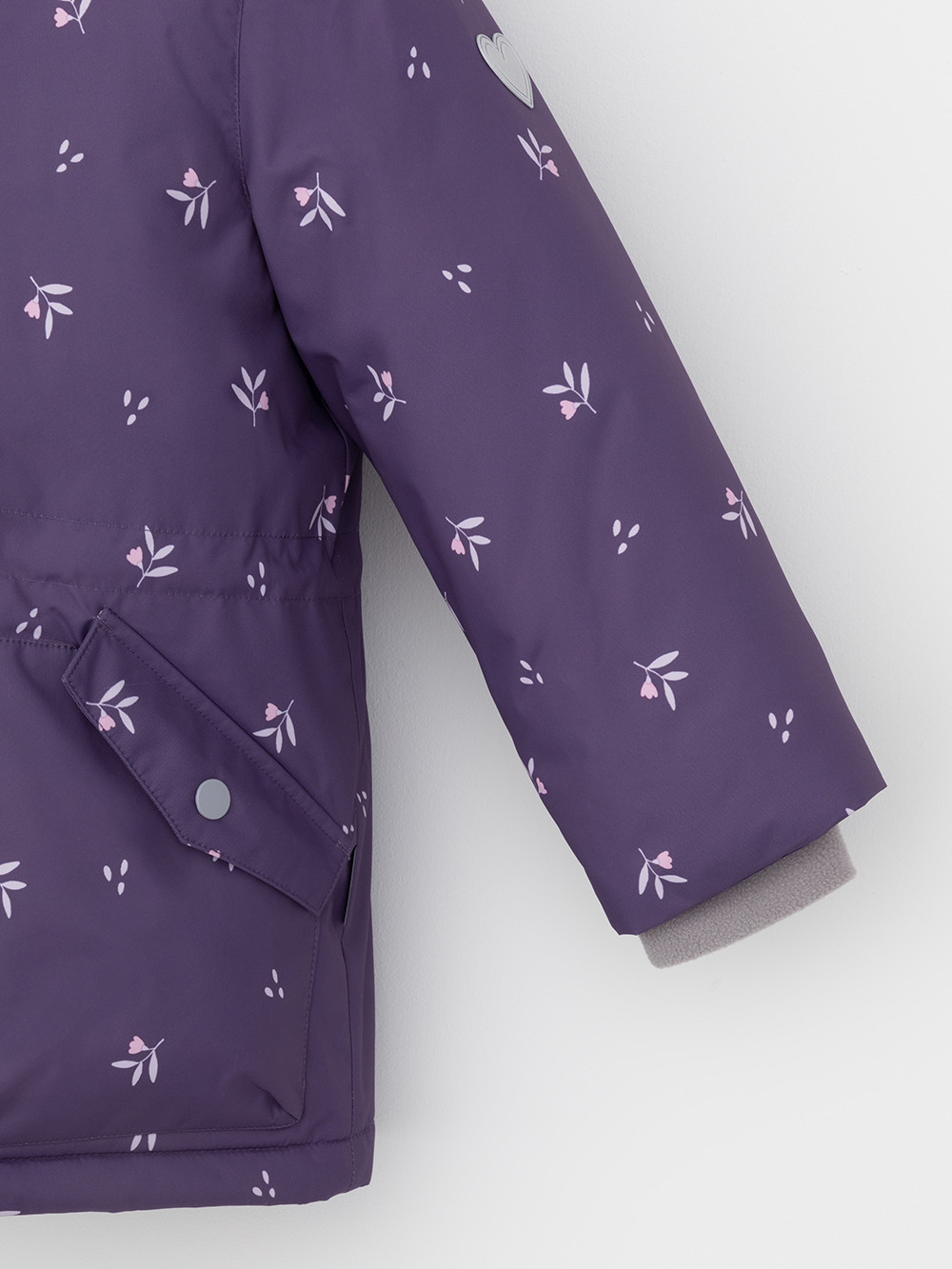 Куртка для девочки, артикул: ВК 38120/н/4 ГР, цвет: фиолетовый, фото 7