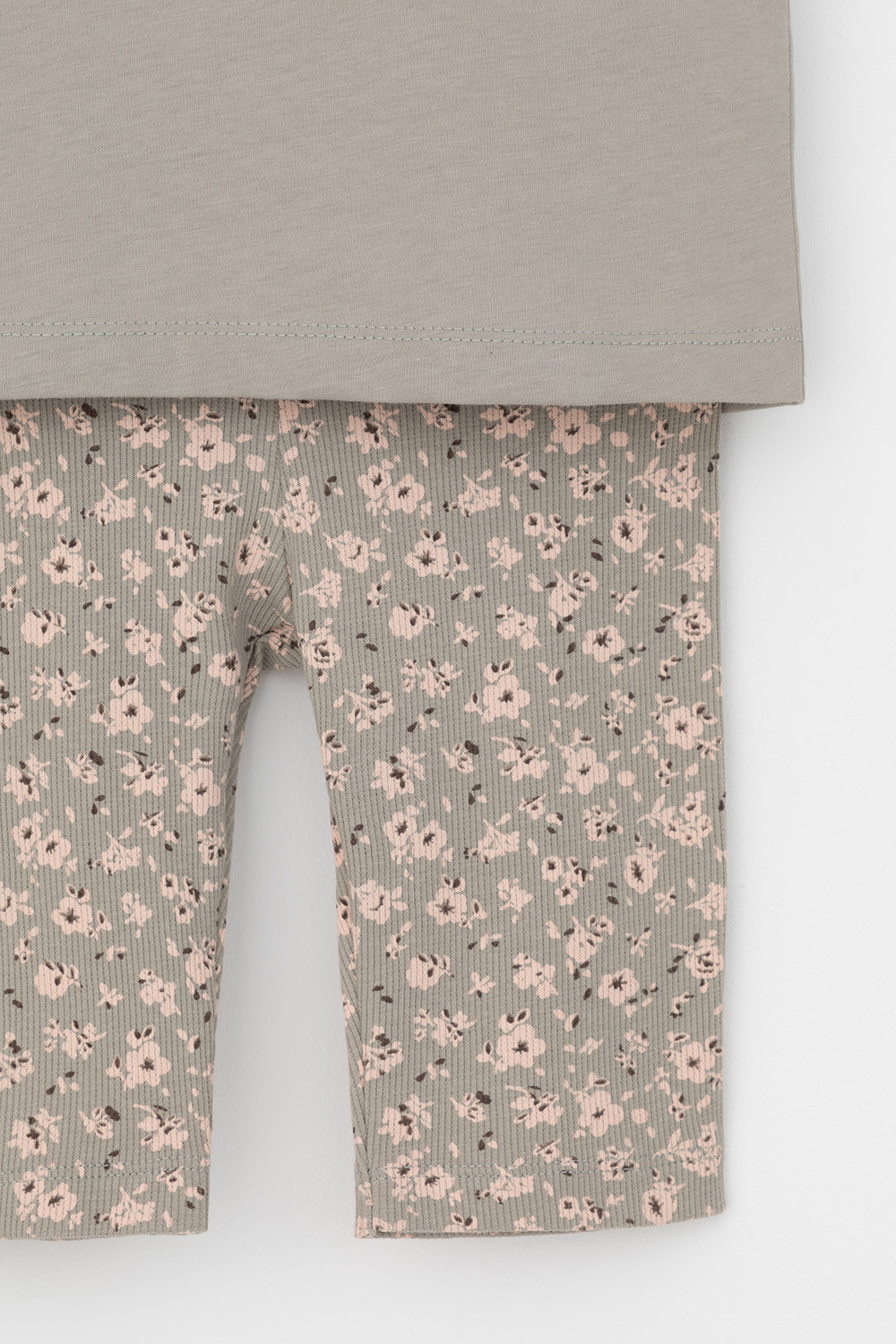 Пижама для девочки, артикул: К 1647, цвет: хаки, фото 7