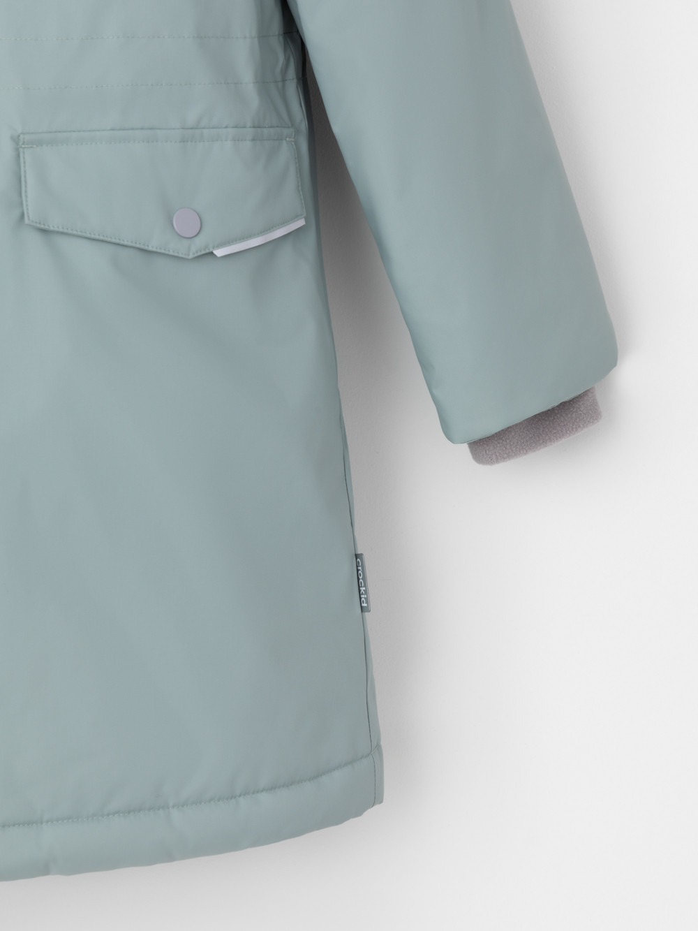 Пальто для девочки, артикул: ВК 38107/11 ГР, цвет: зеленый, фото 7