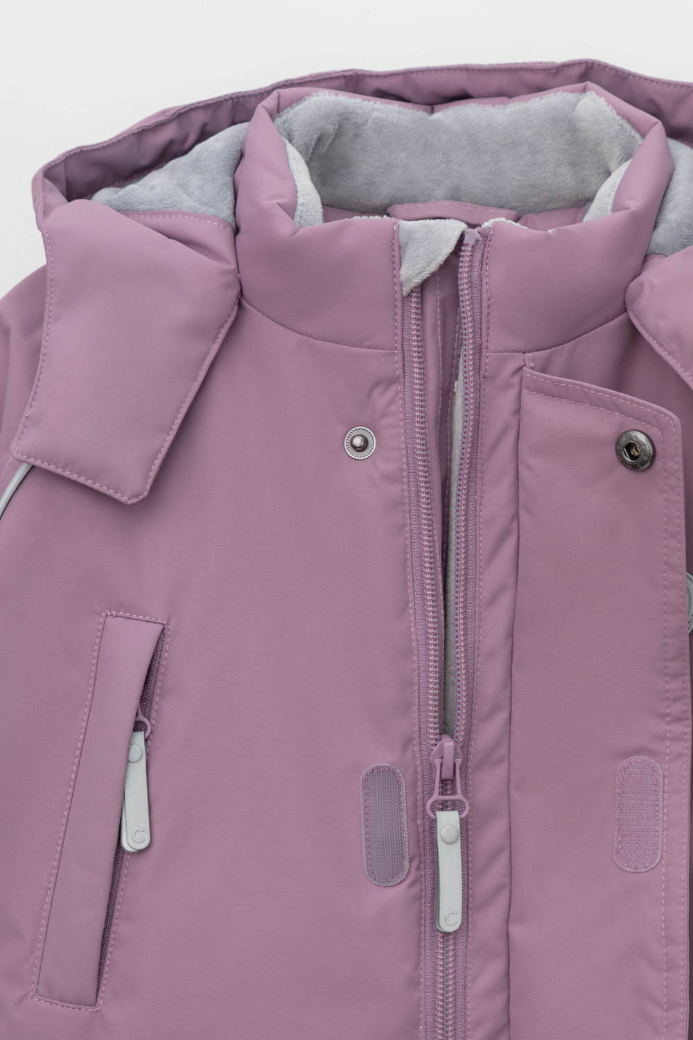 Комбинезоны утепленные для девочки, артикул: ВК 60032/4 УЗГ, цвет: бордовый, фото 7