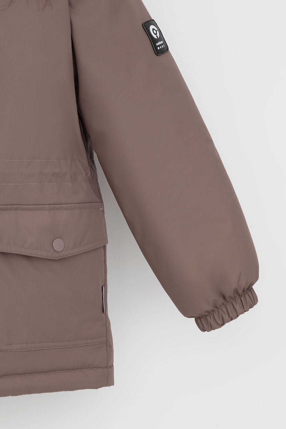 Пальто, плащи для мальчика, артикул: ВК 36096/7 УЗГ (122-158), цвет: кофейный, фото 7