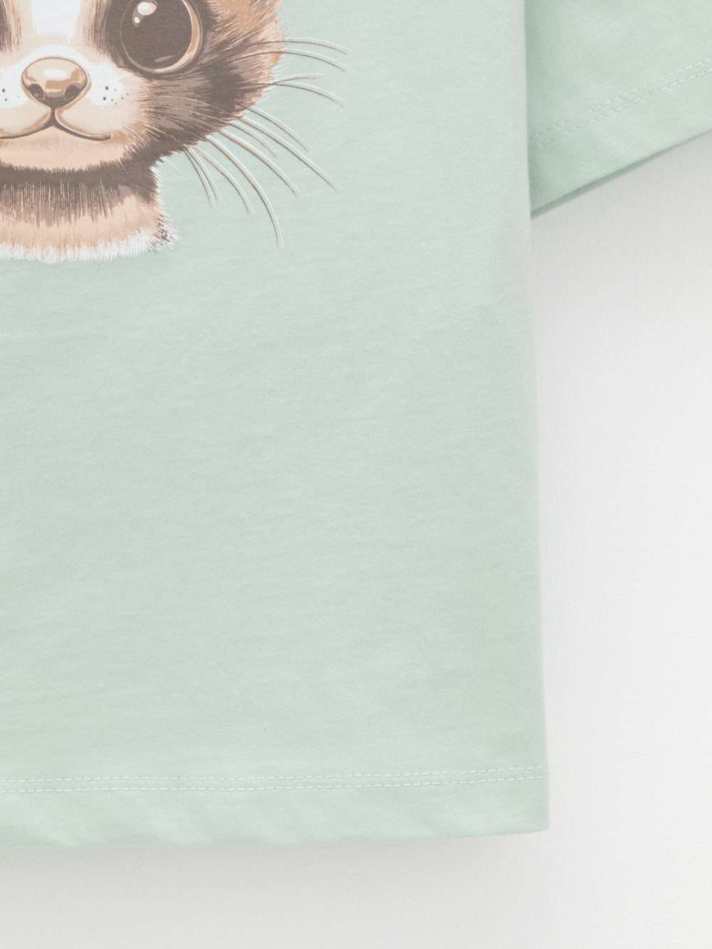 Футболка для девочки, артикул: КР 302906, цвет: зеленый, фото 7