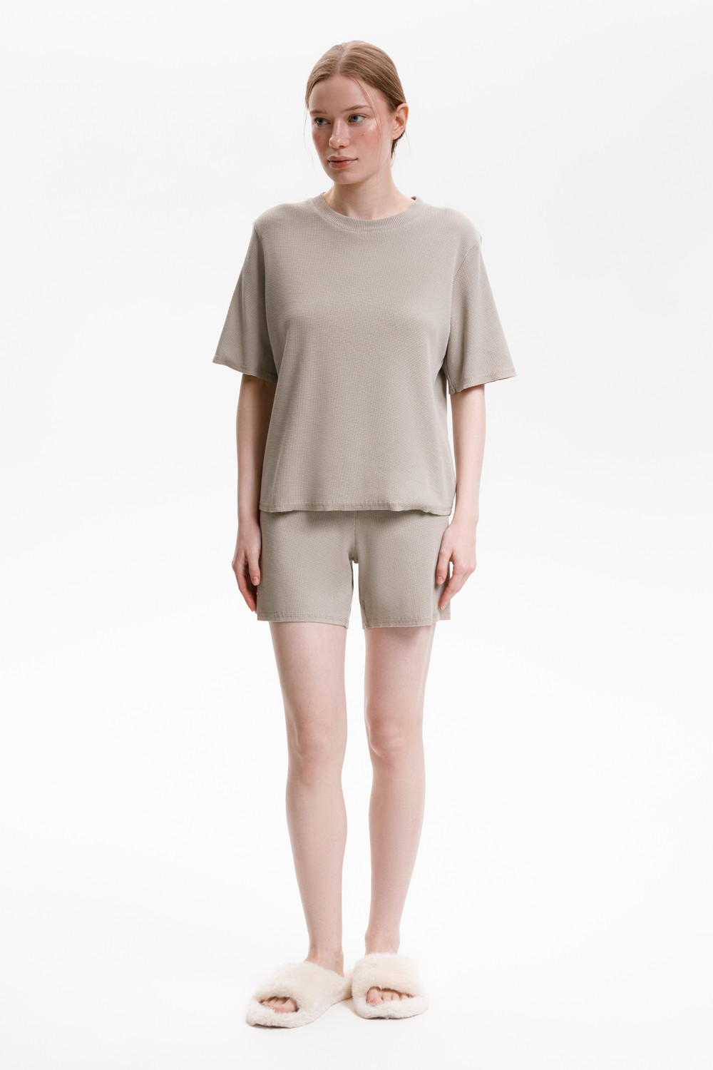 Комплекты для дома для мам, артикул: Е 20149, цвет: хаки, фото 7