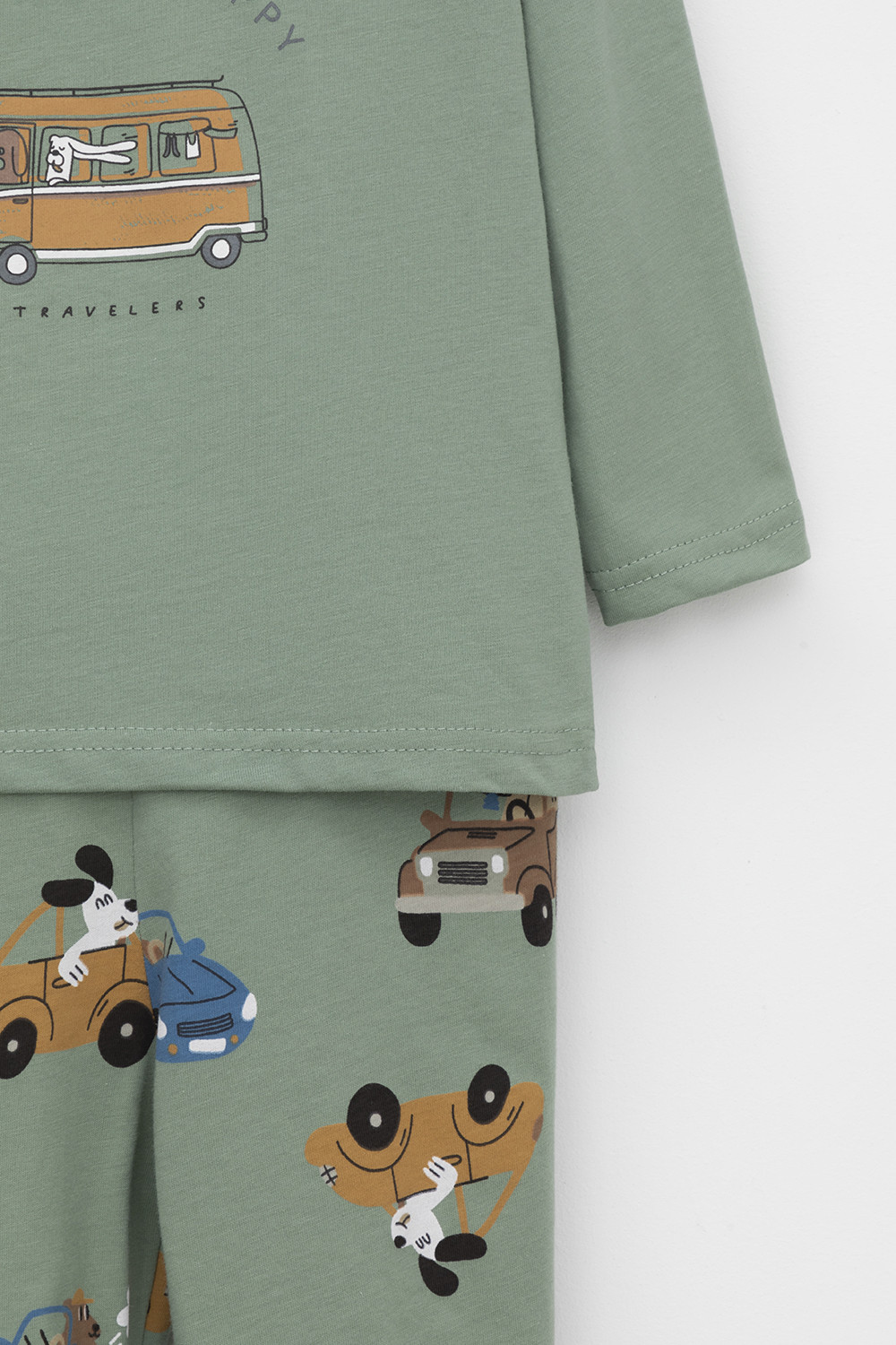 Пижама для мальчика, артикул: К 1606, цвет: зеленый, фото 7