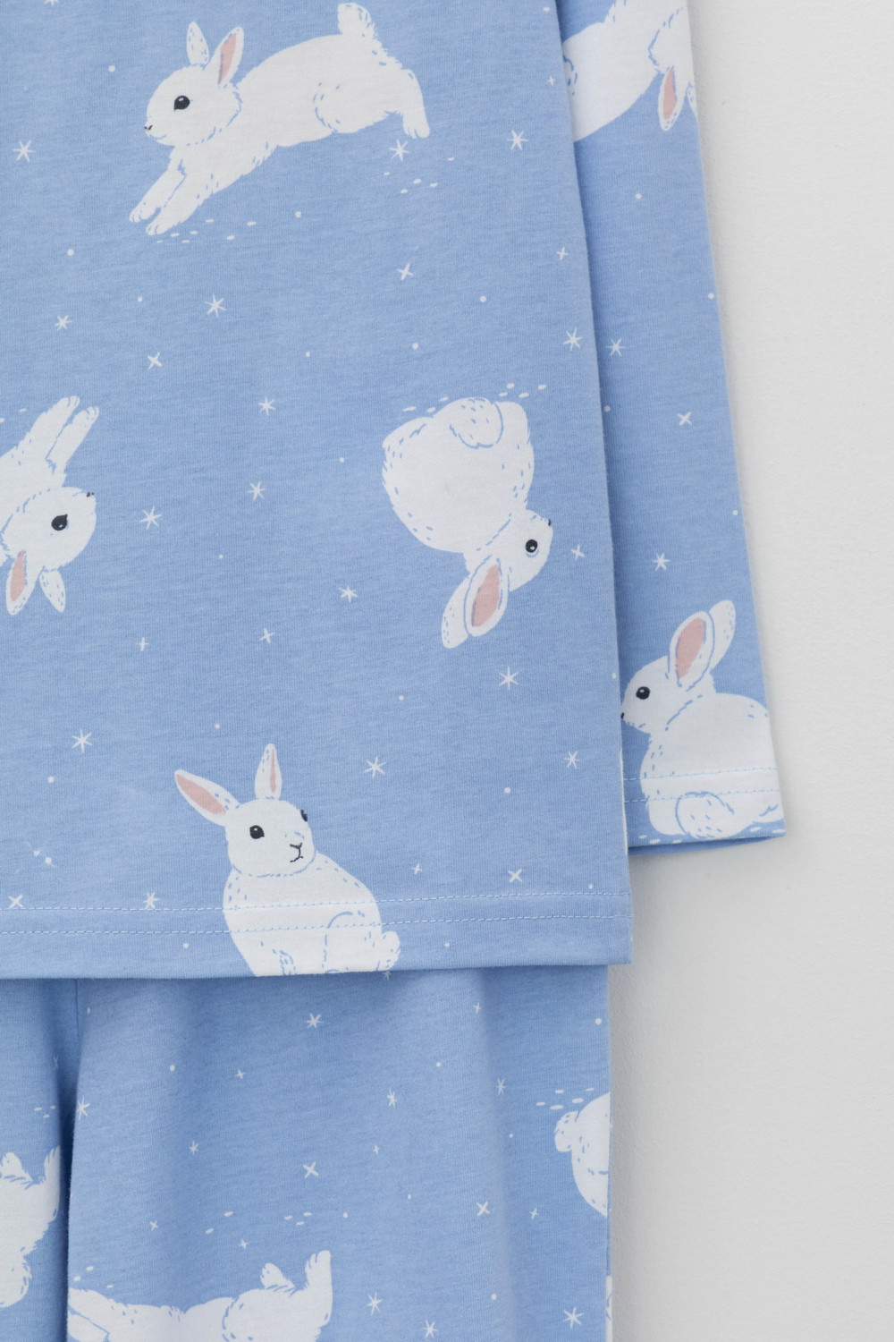 Пижама для девочки, артикул: К 1622, цвет: голубой, фото 7