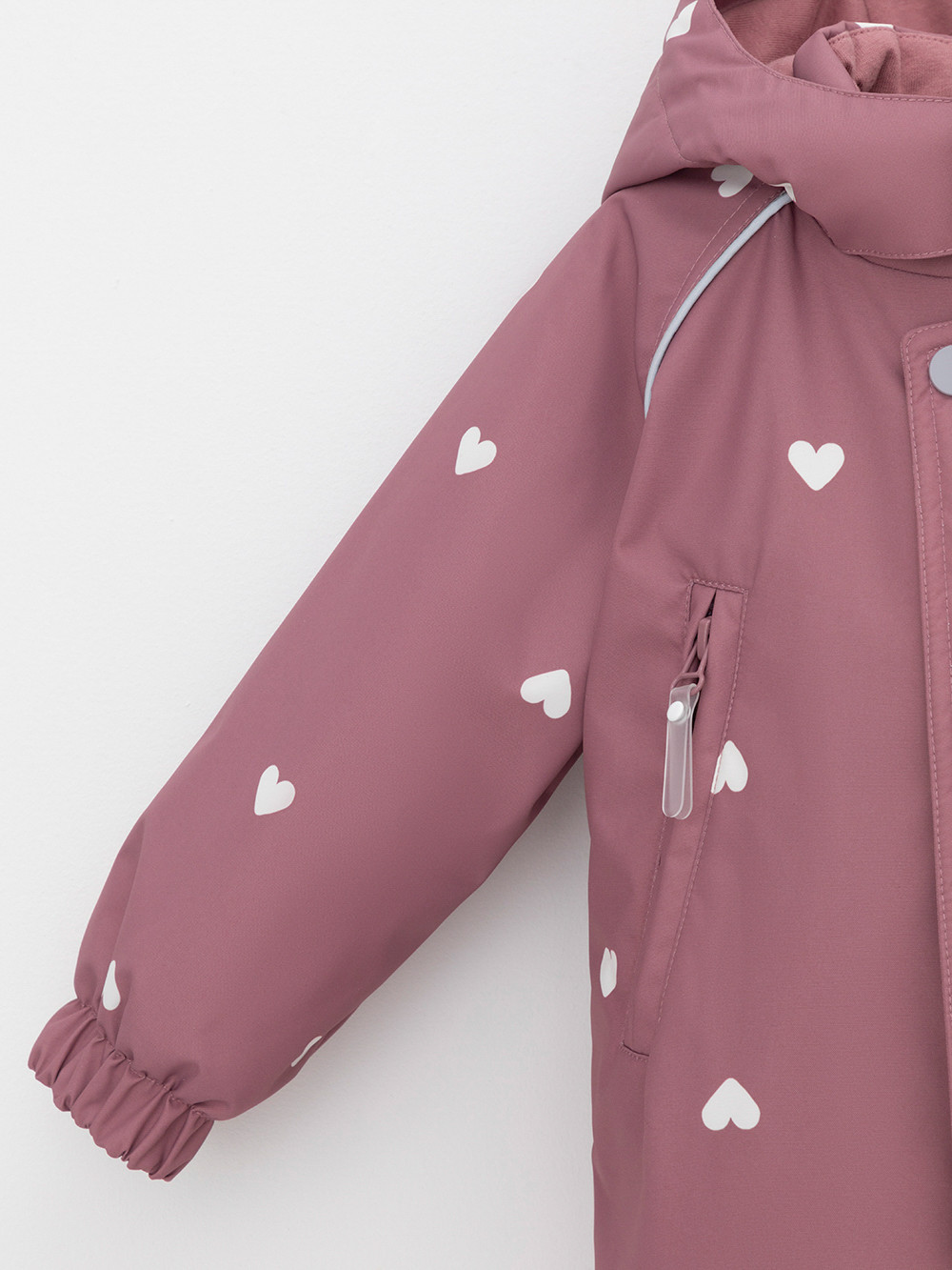 Комбинезоны утепленные для девочки, артикул: ВК 60085/н/46 Ал, цвет: розовый, фото 7