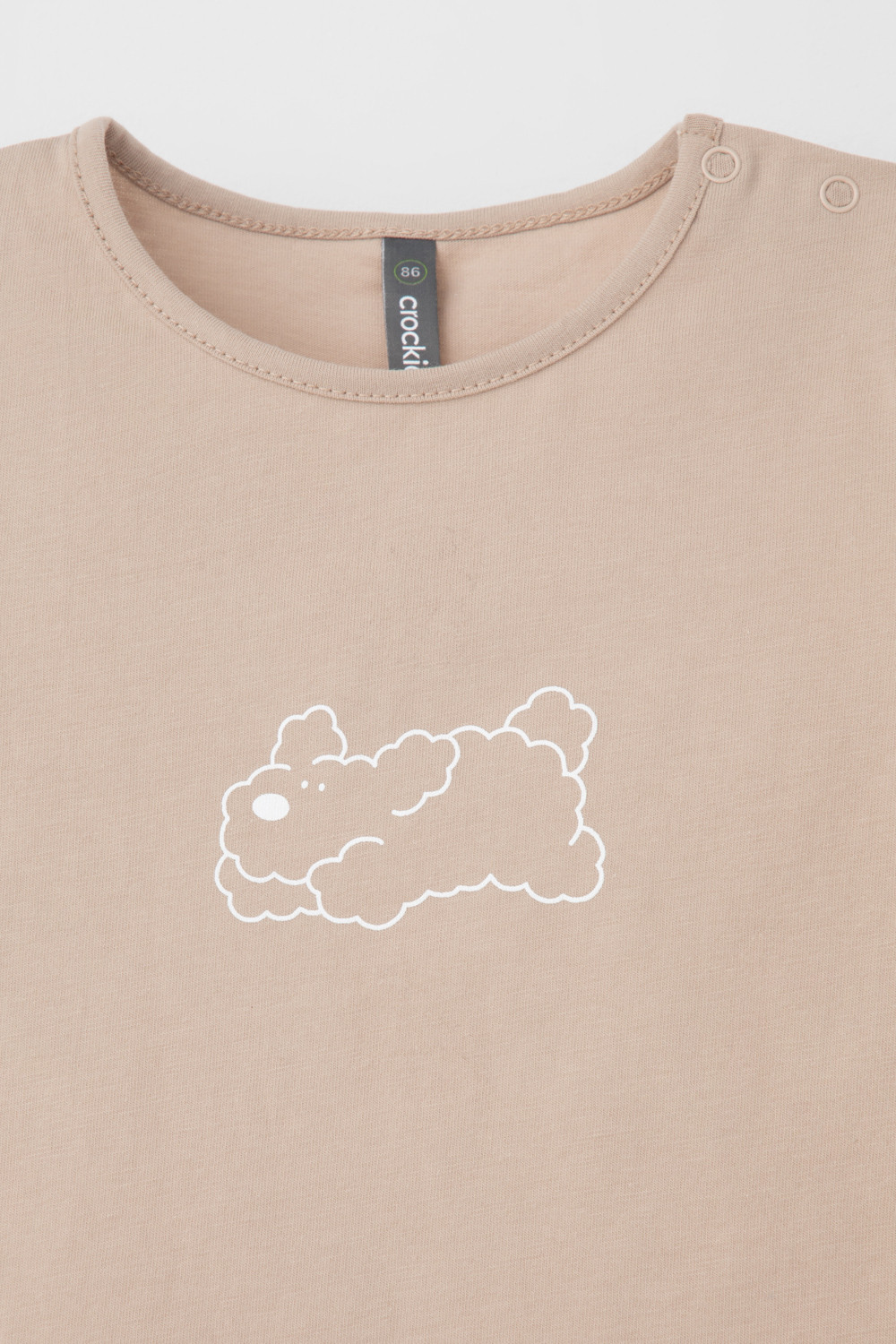 Футболка для девочки, артикул: КР 302548, цвет: бежевый, фото 7