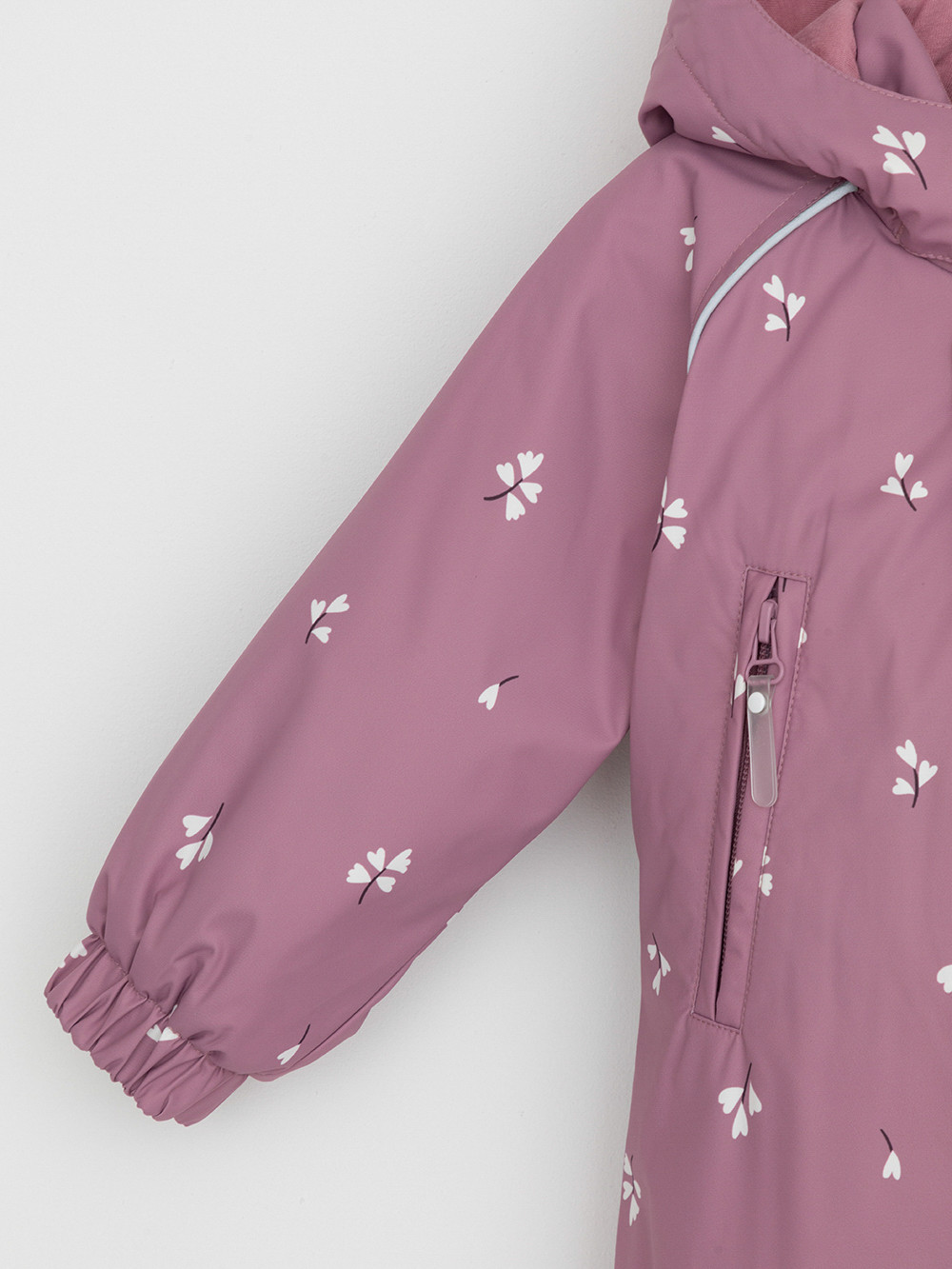 Комбинезоны утепленные для девочки, артикул: ВК 60085/н/51 Ал, цвет: бордовый, фото 7