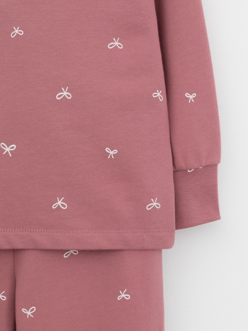 Пижама для девочки, артикул: К 1581, цвет: бордовый, фото 7