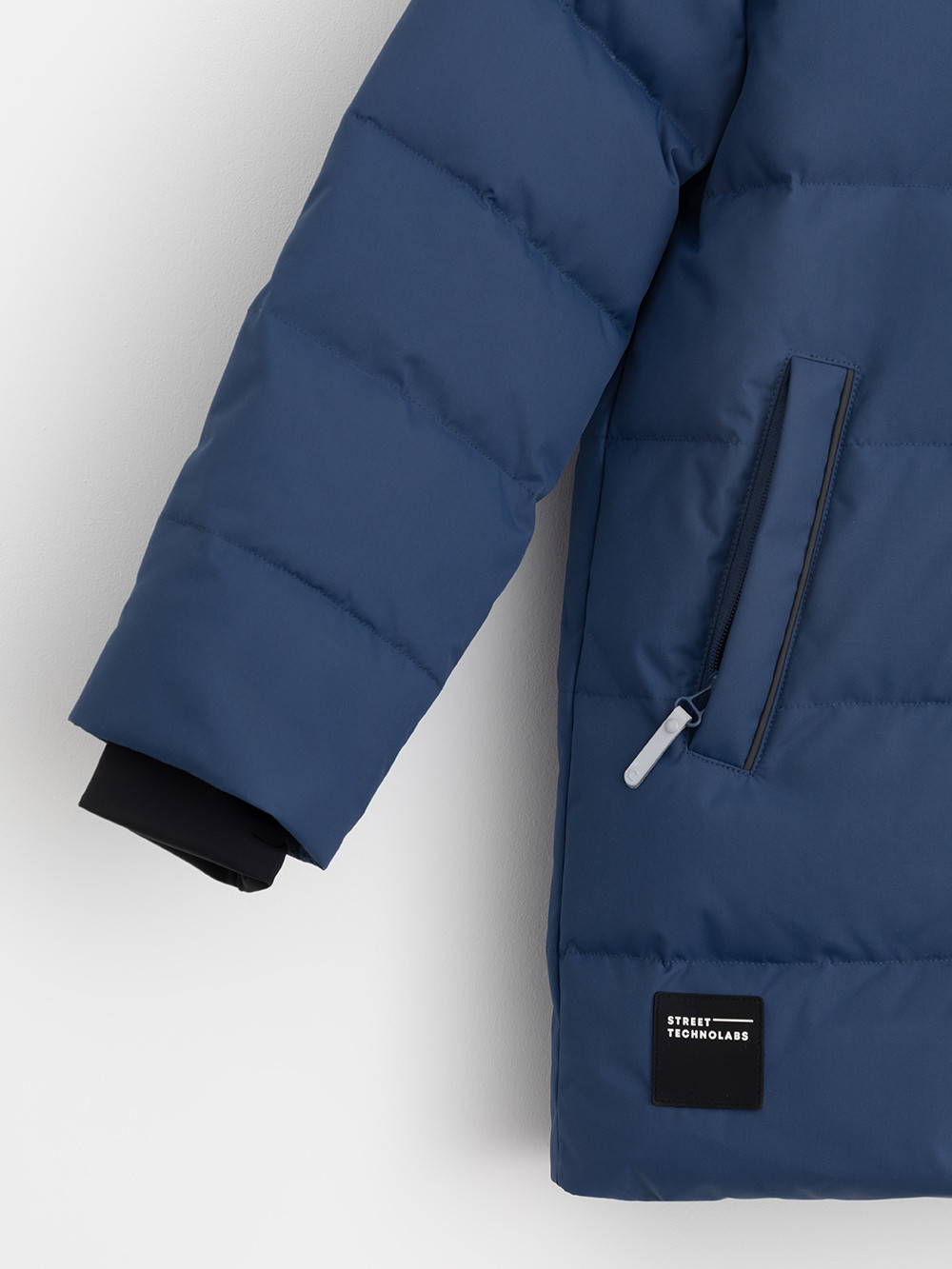 Пальто, плащи для мальчика, артикул: ВК 34070/6 УЗГ, цвет: синий, фото 7