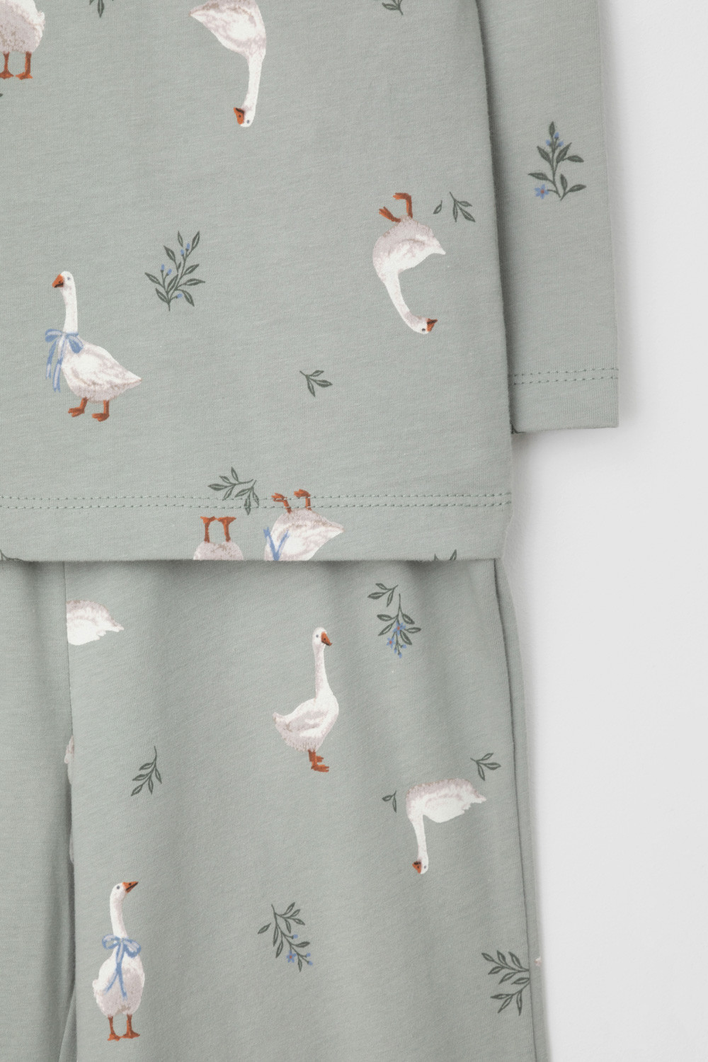 Пижама для девочки, артикул: К 1622, цвет: зеленый, фото 7