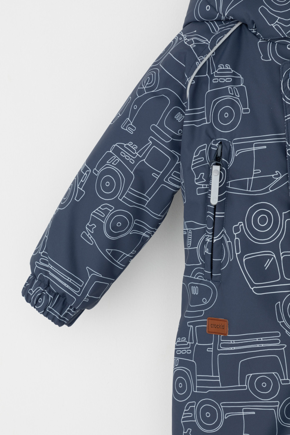 Комбинезоны утепленные для мальчика, артикул: ВК 60085/н/39 Ал, цвет: черный3, фото 7