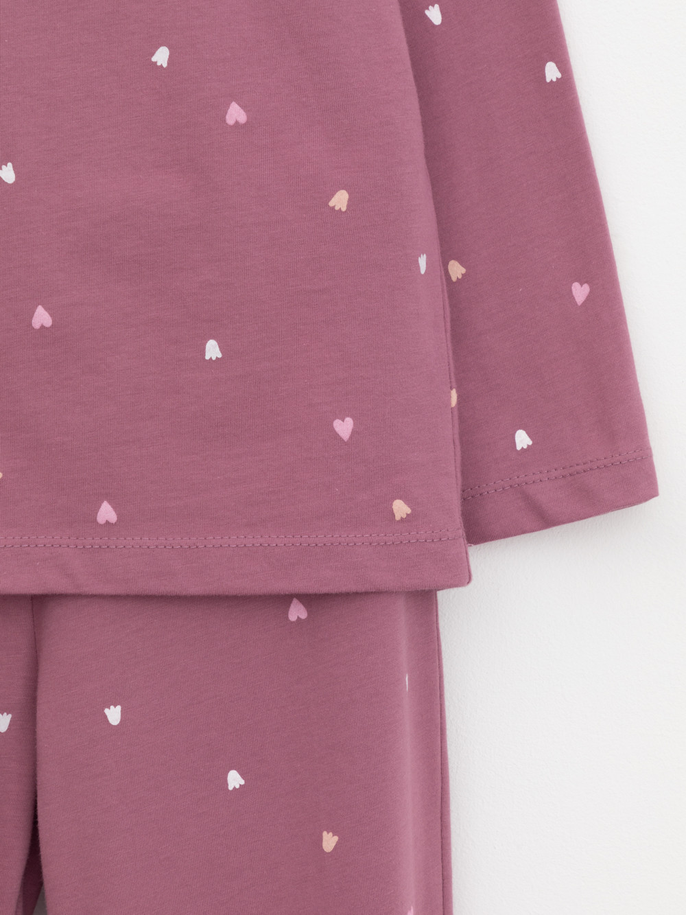 Пижама для девочки, артикул: К 1637, цвет: бордовый, фото 7