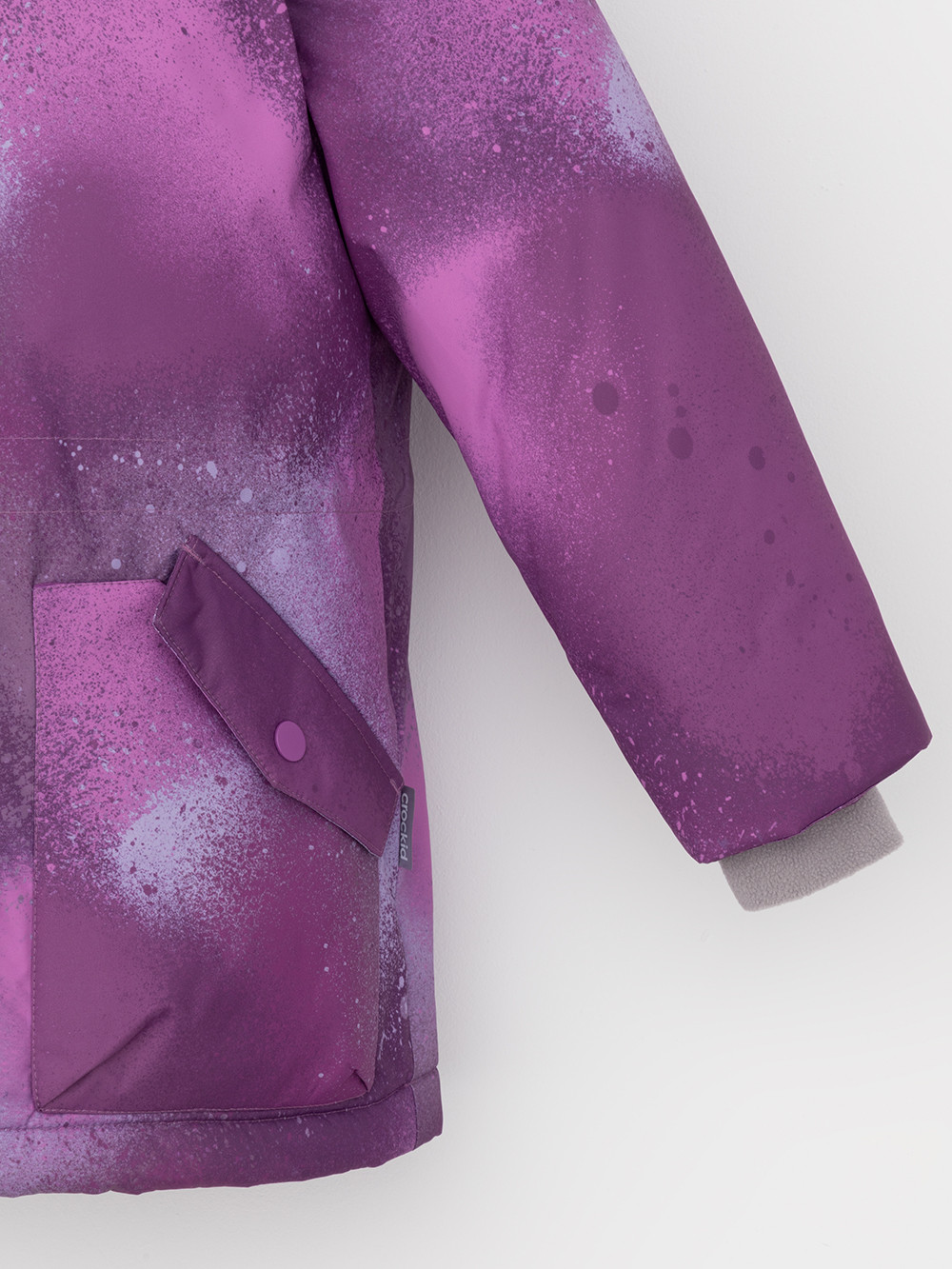 Куртка для девочки, артикул: ВК 38120/н/6 ГР, цвет: фиолетовый, фото 7