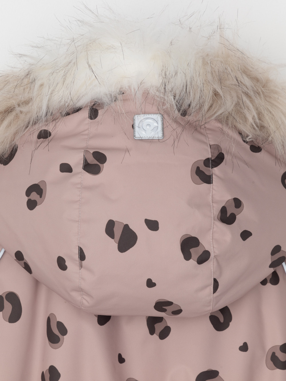 Комбинезоны утепленные для девочки, артикул: ВК 60098/н/12 ГР, цвет: кофейный, фото 7