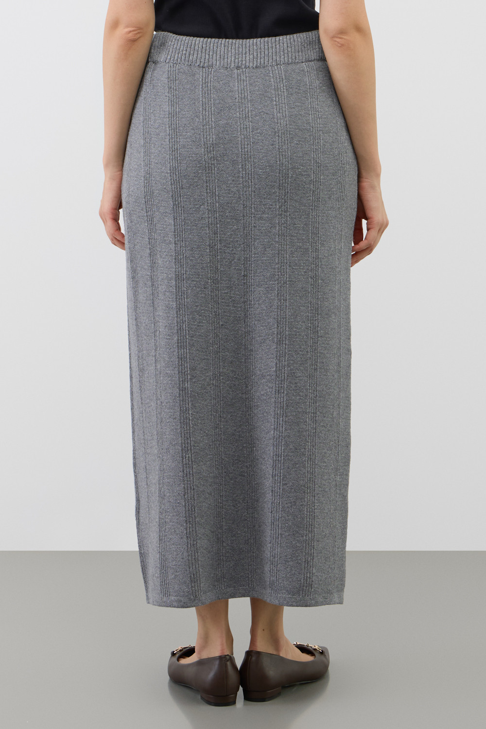 Юбки женские для мам, артикул: ЕВ 751/ш, цвет: серый, фото 7