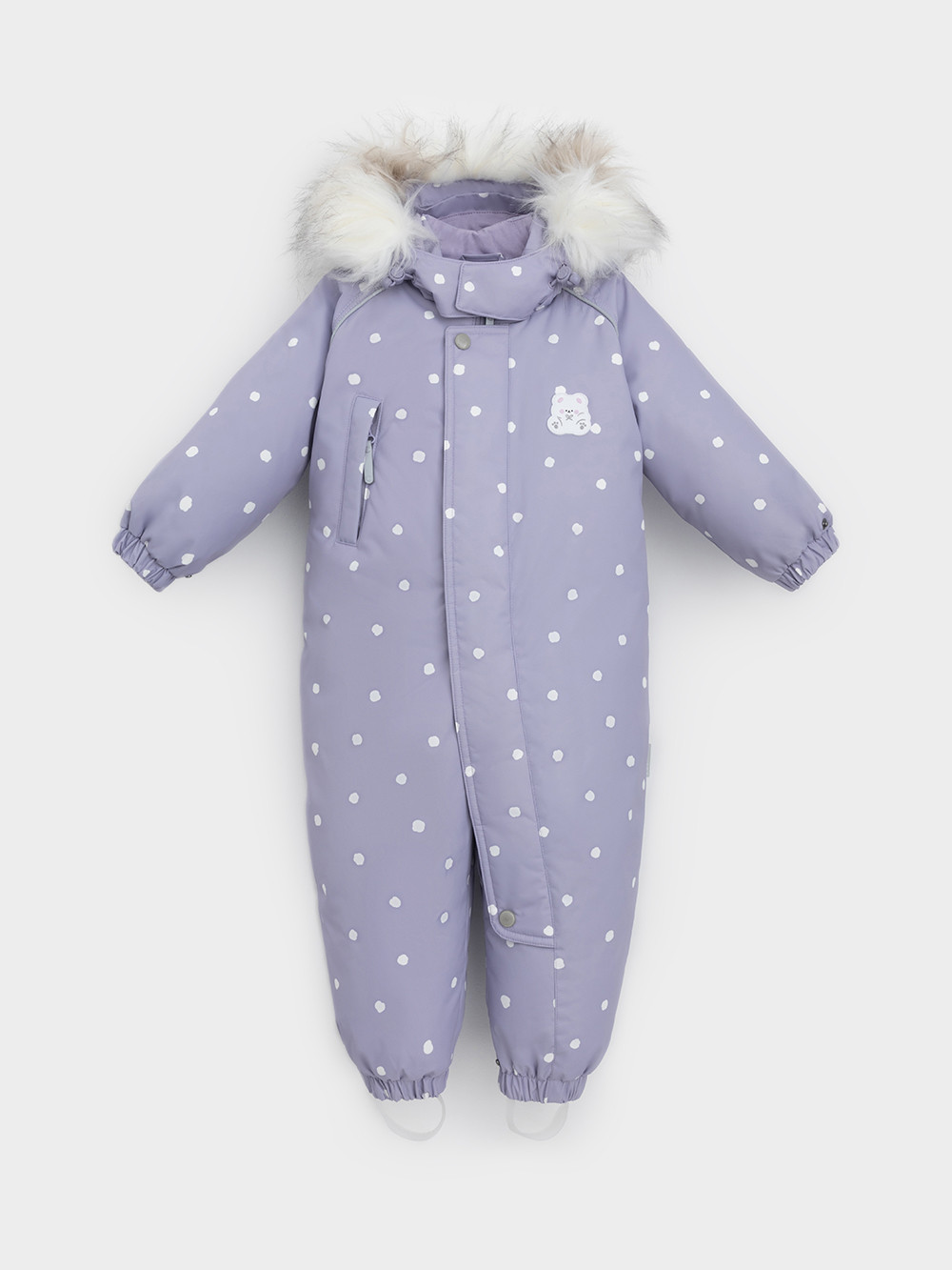 Комбинезоны утепленные для девочки, артикул: ВК 60103/н/6 УЗГ, цвет: фиолетовый, фото 7