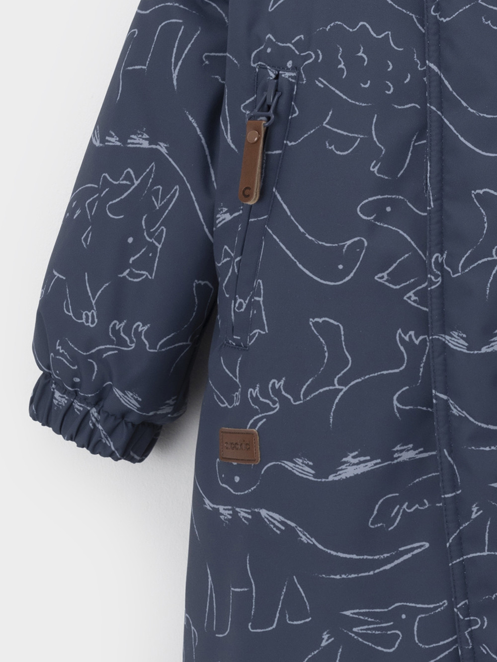 Комбинезоны утепленные для мальчика, артикул: ВК 60085/н/83 Ал, цвет: синий, фото 7