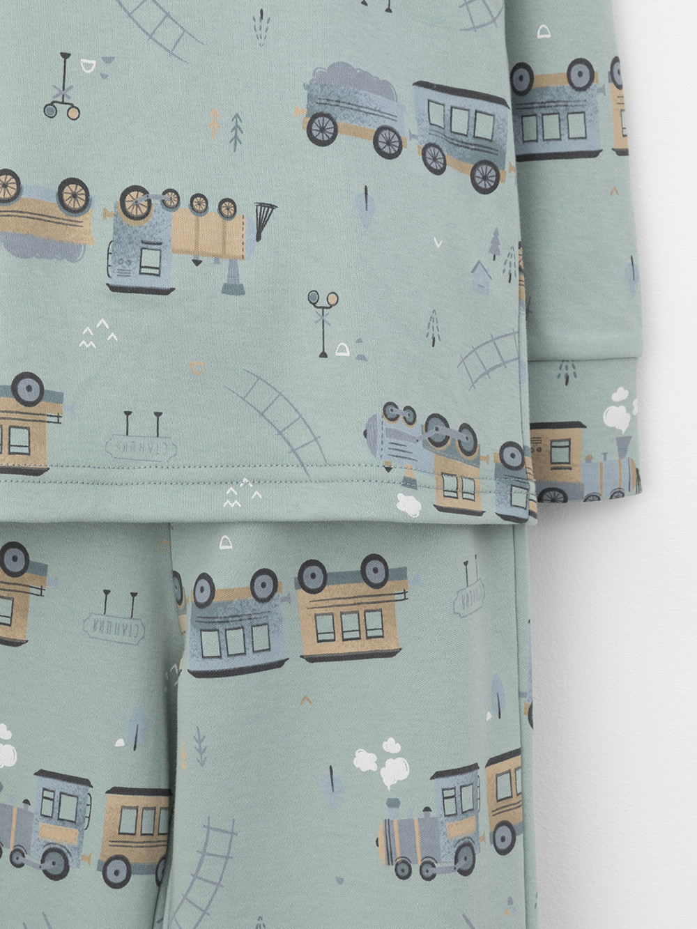 Пижама для мальчика, артикул: К 1552, цвет: голубой, фото 7