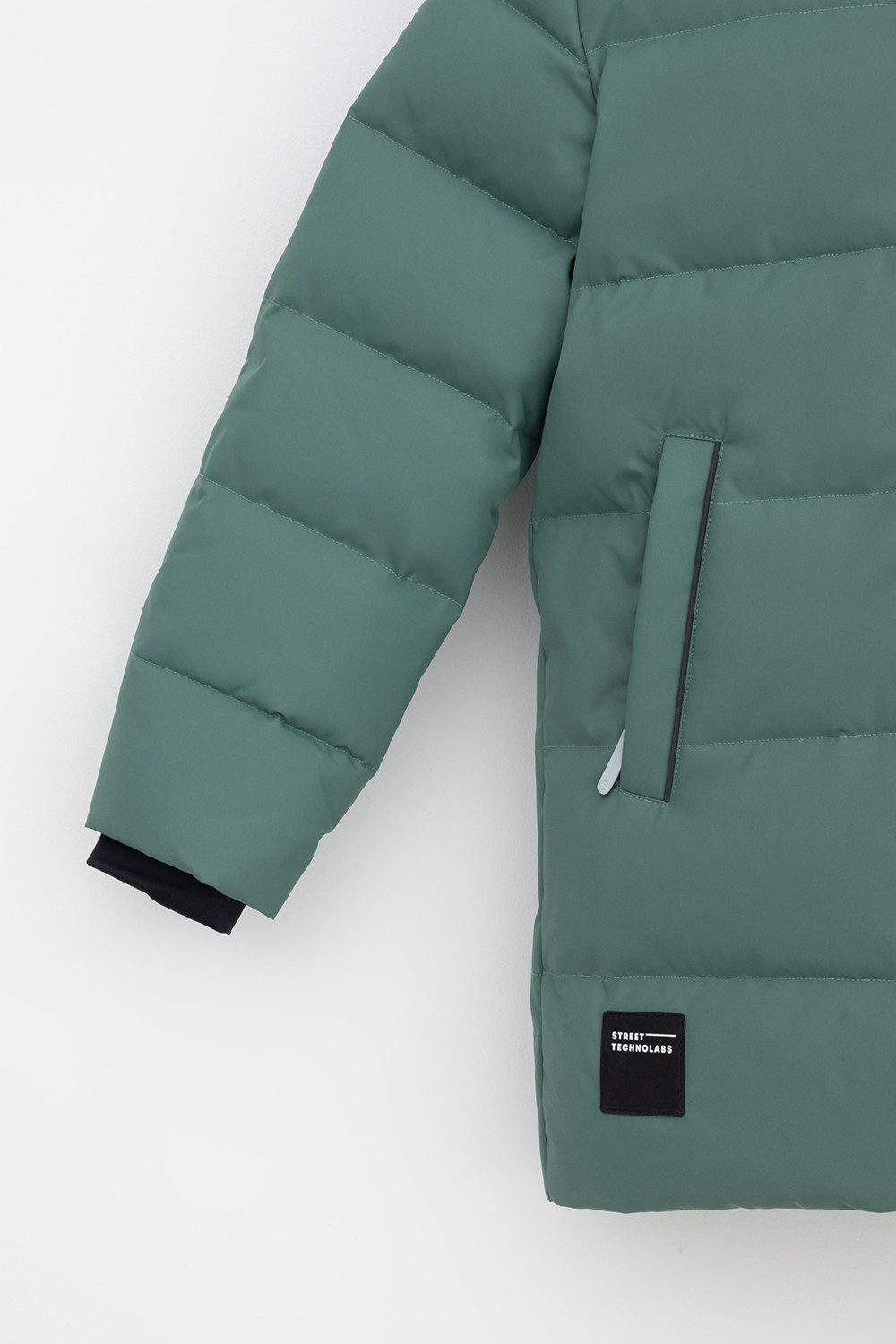 Пальто, плащи для мальчика, артикул: ВК 34070/5 УЗГ ( 98-122), цвет: зеленый, фото 7