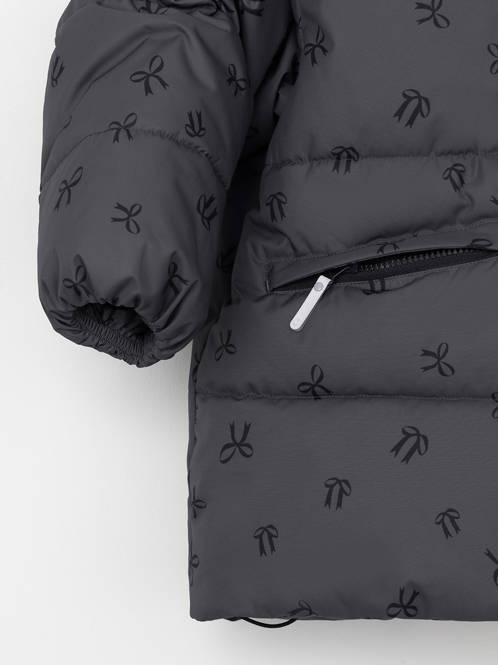 Куртка для девочки, артикул: ВК 32194/н/3 ГР, цвет: темно-серый, фото 7