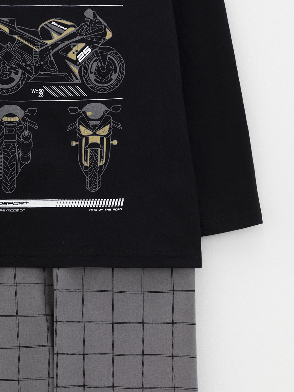 Пижама для мальчика, артикул: К 1600, цвет: черный3, фото 7