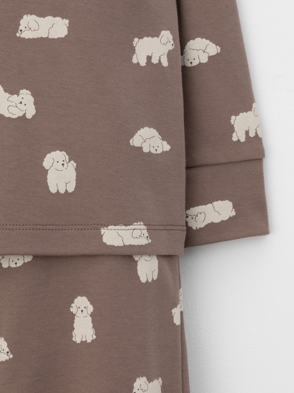 Пижама для девочки, артикул: К 1552, цвет: коричневый, фото 7