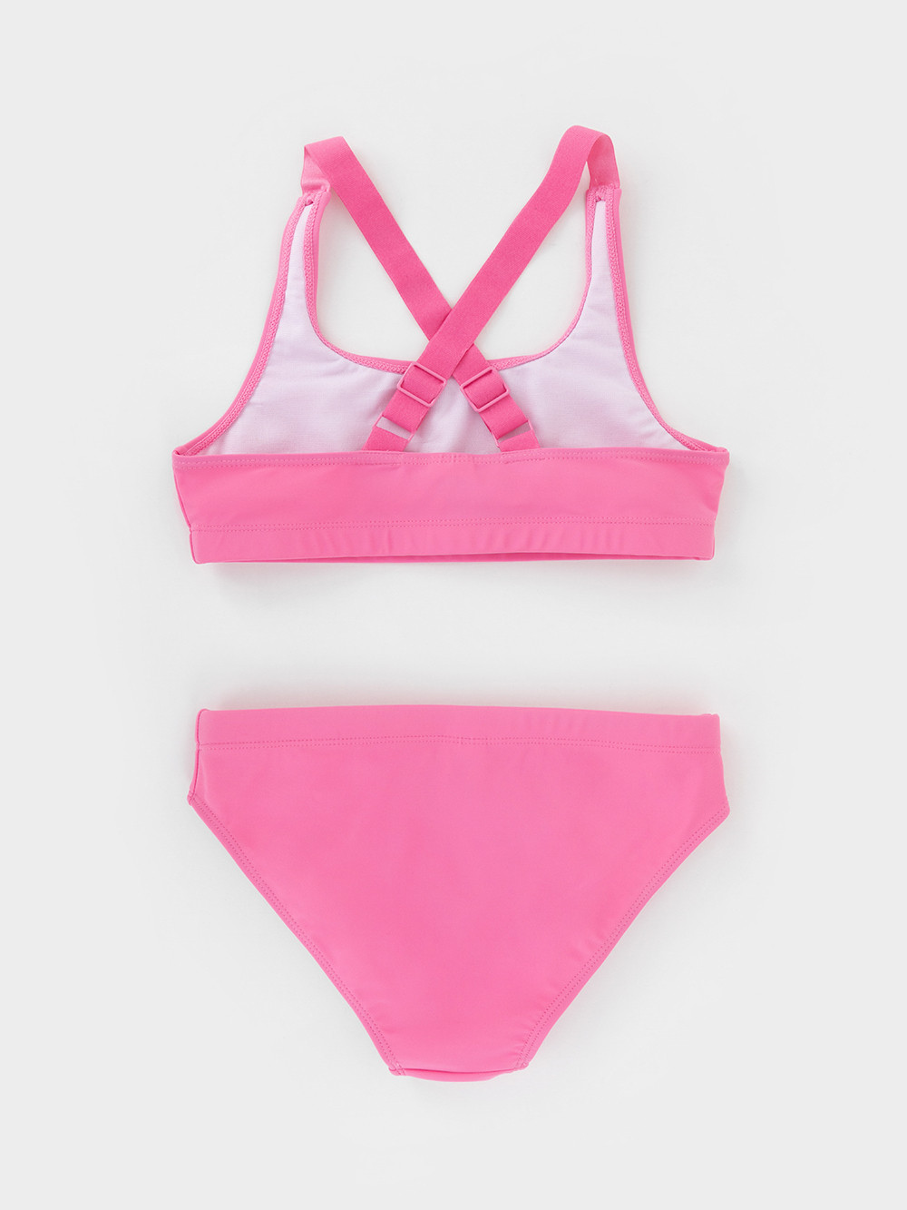 Купальник для девочки, артикул: ТК 17016/1 ФВ, цвет: ярко-розовый, фото 6