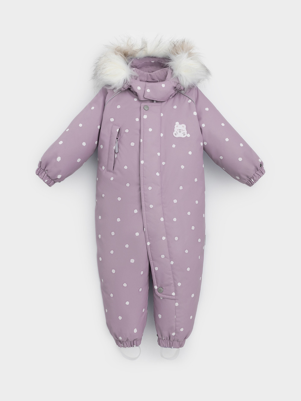 Комбинезоны утепленные для девочки, артикул: ВК 60103/н/7 УЗГ, цвет: розовый, фото 7