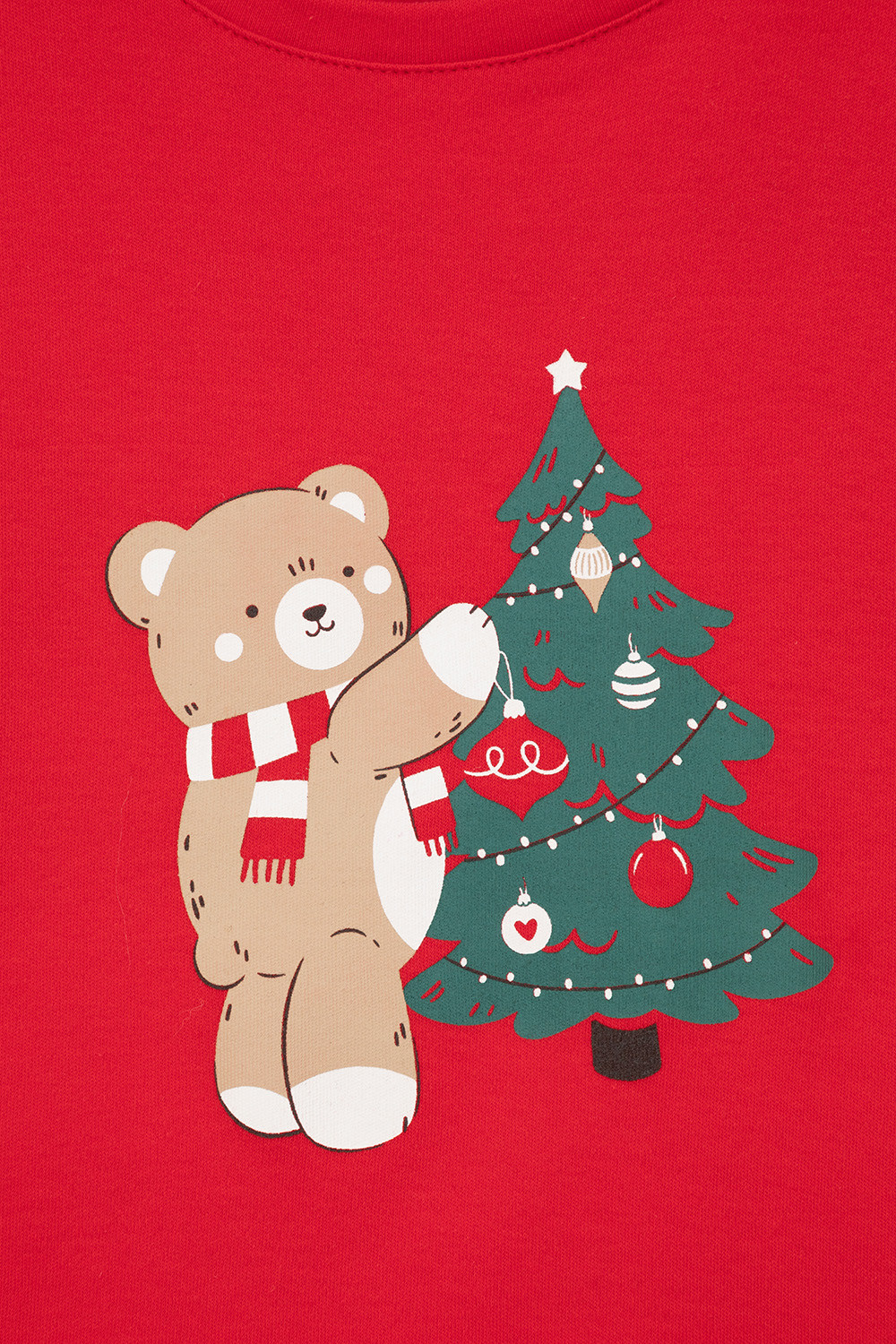 Пижама для девочки, артикул: К 1541, цвет: красный, фото 7