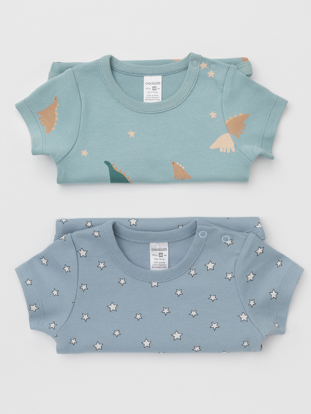 Боди для новорожденных, артикул: К 6073-2уп, цвет: голубой, фото 7