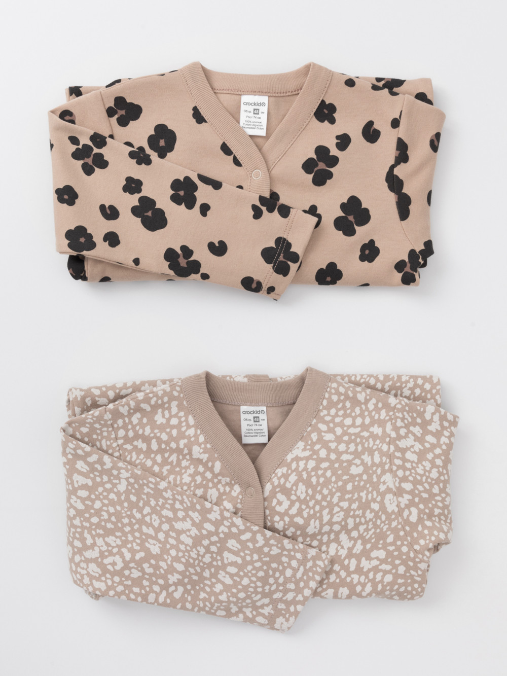 Комбинезон для новорожденных, артикул: К 6025-2уп, цвет: бежевый, фото 7