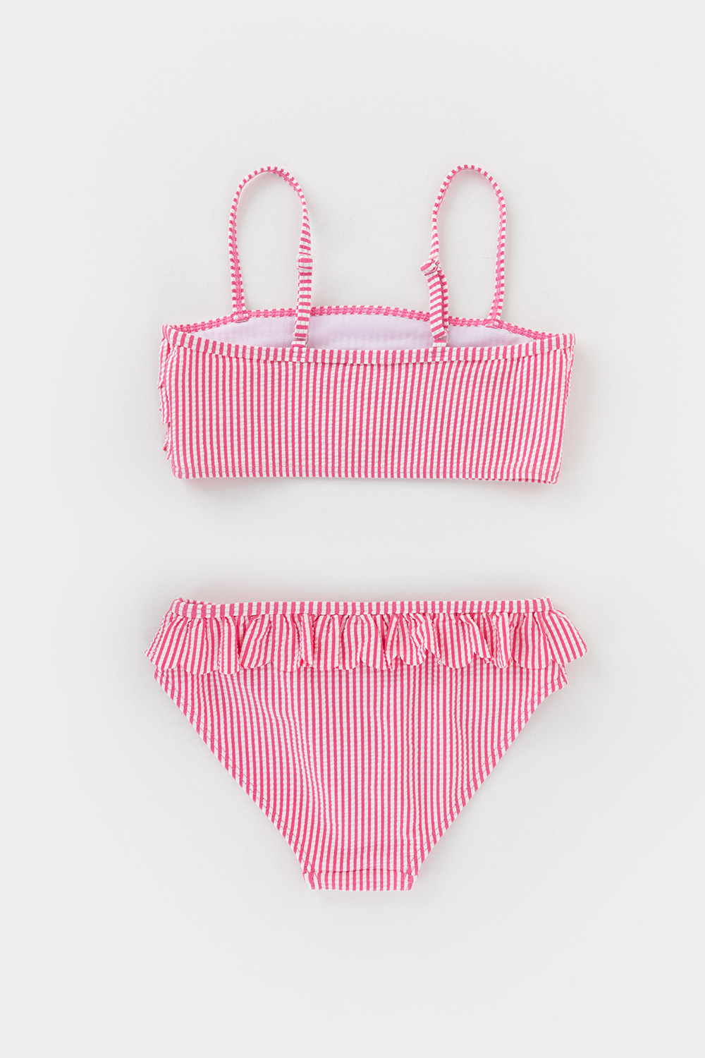 Купальник для девочки, артикул: ТК 17013/1н ФВ, цвет: ярко-розовый, фото 7