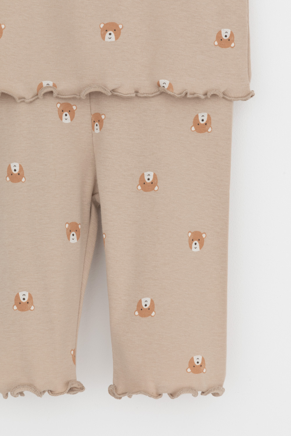 Пижама для девочки, артикул: К 1632, цвет: бежевый, фото 7